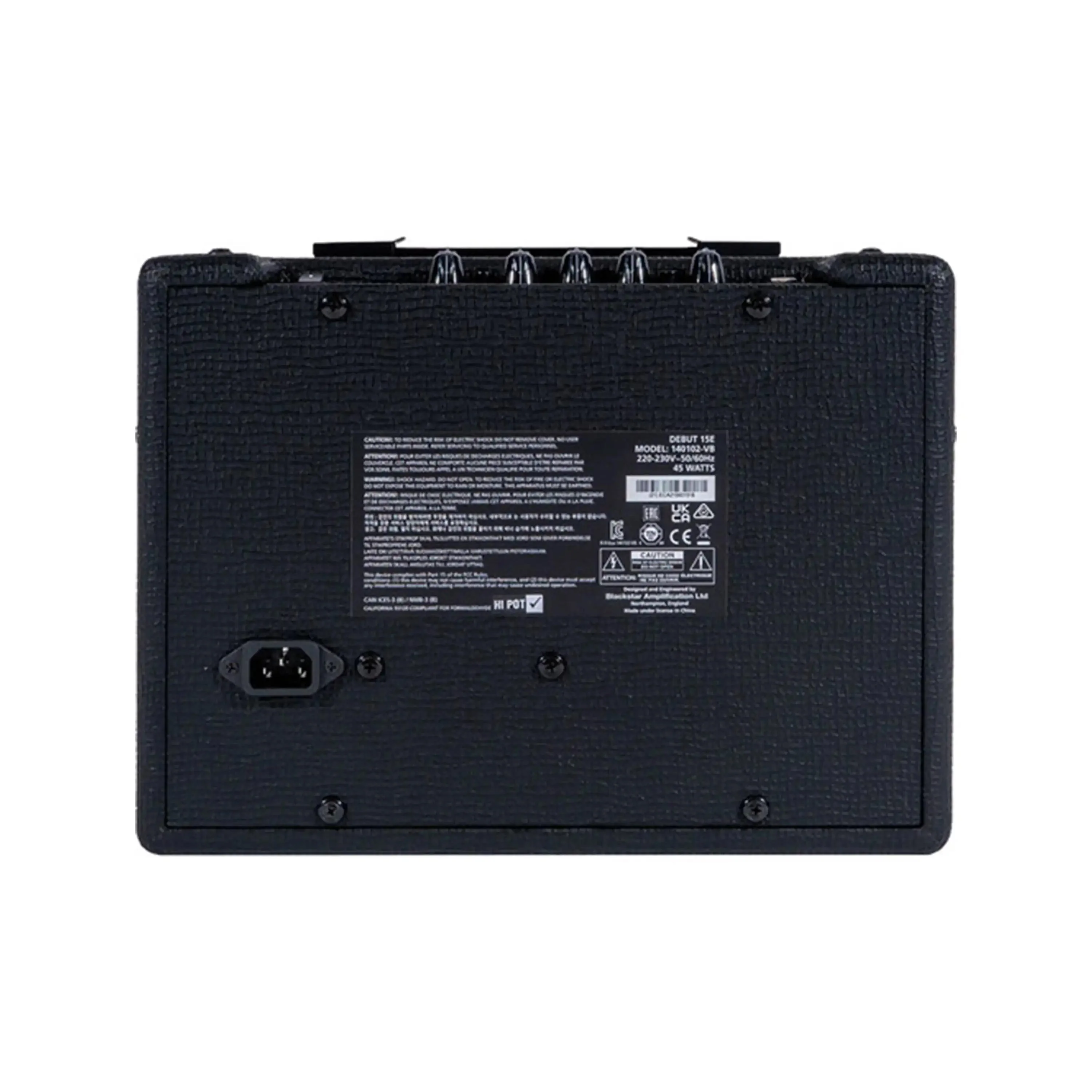 Blackstar Debut 15E 15-Watt Combo Practice Amp with FX - Black - Open Box - Image 2
