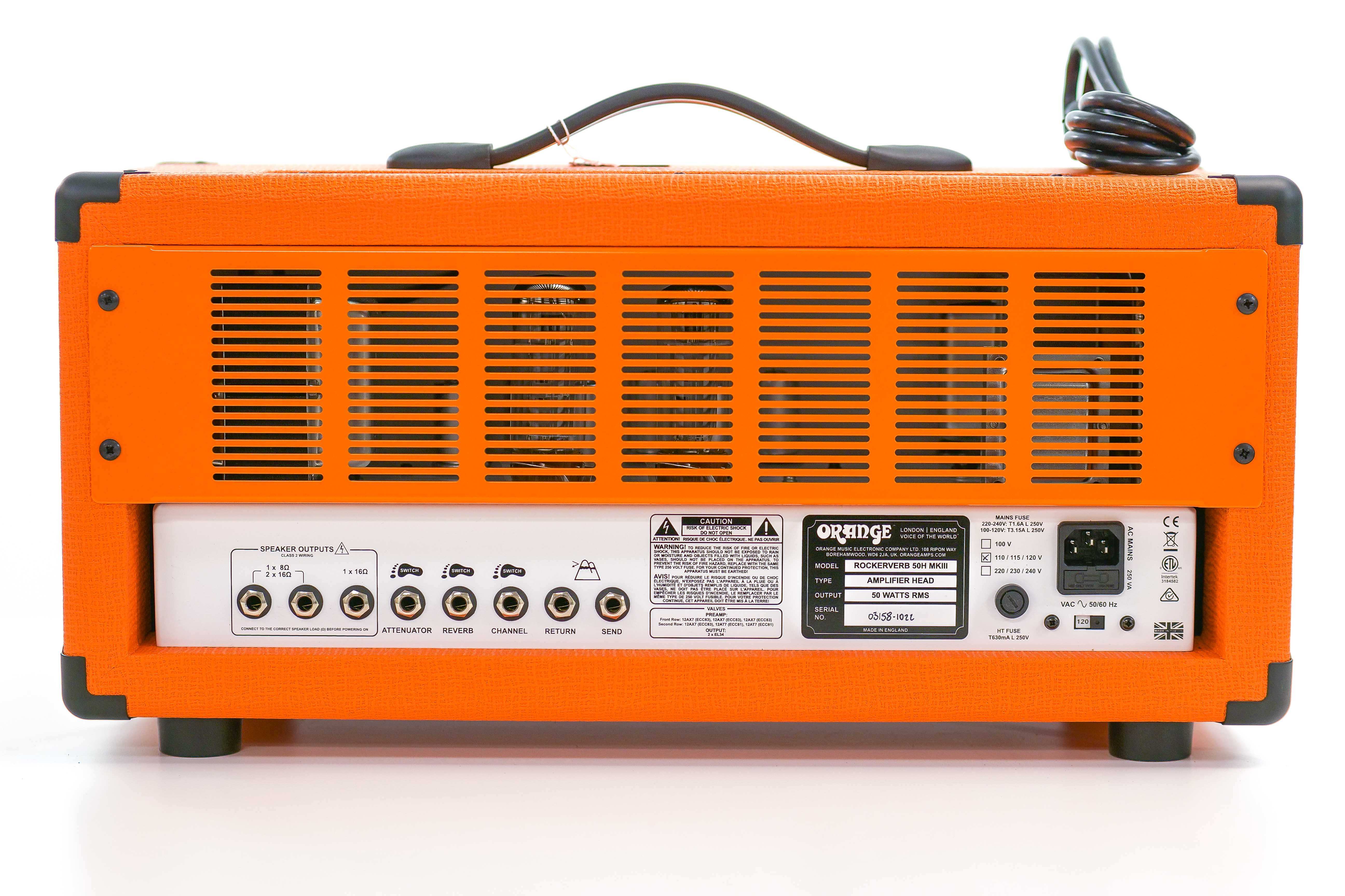 Orange Rockerverb 50 MKIII Amp Head - 50W - Image 2