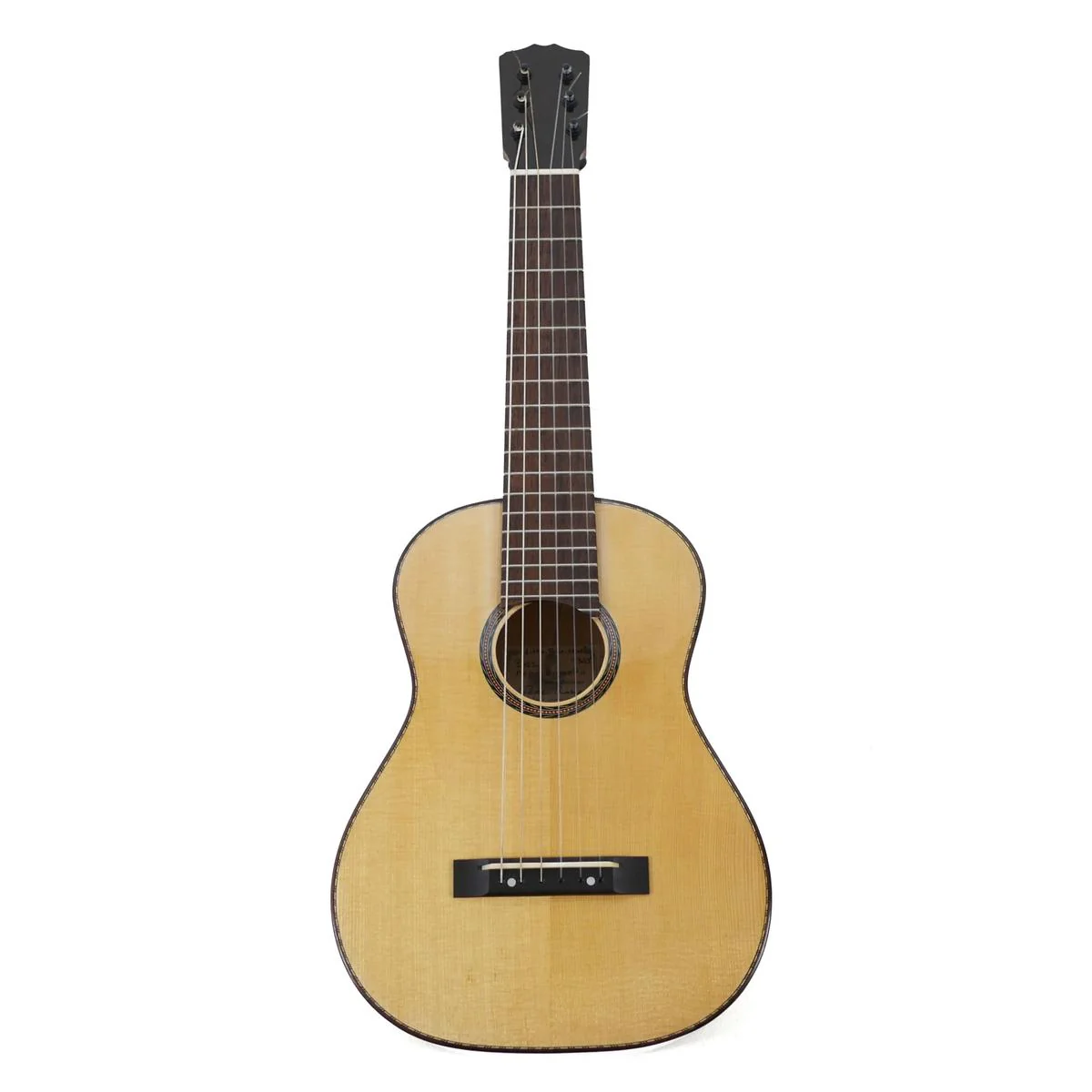 Pepe Romero B6 Custom #363 Solid German Spruce & Walnut Mini Acoustic Guitar - Image 4