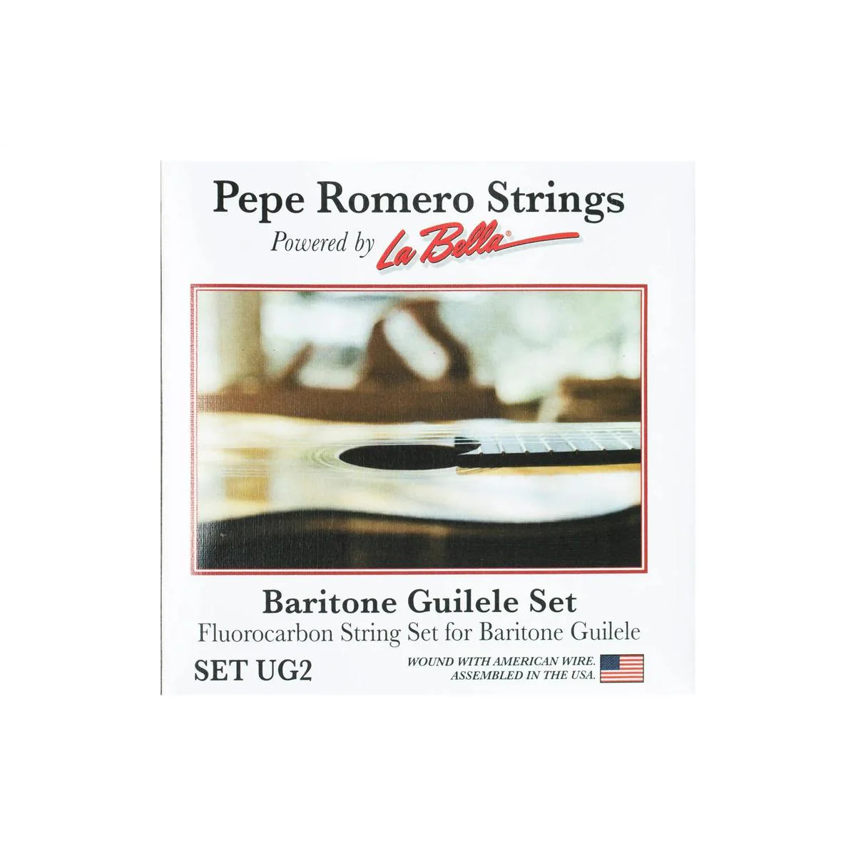 Pepe Romero UG2 Baritone Guilele Fluorocarbon Strings (E to E Tuning)
