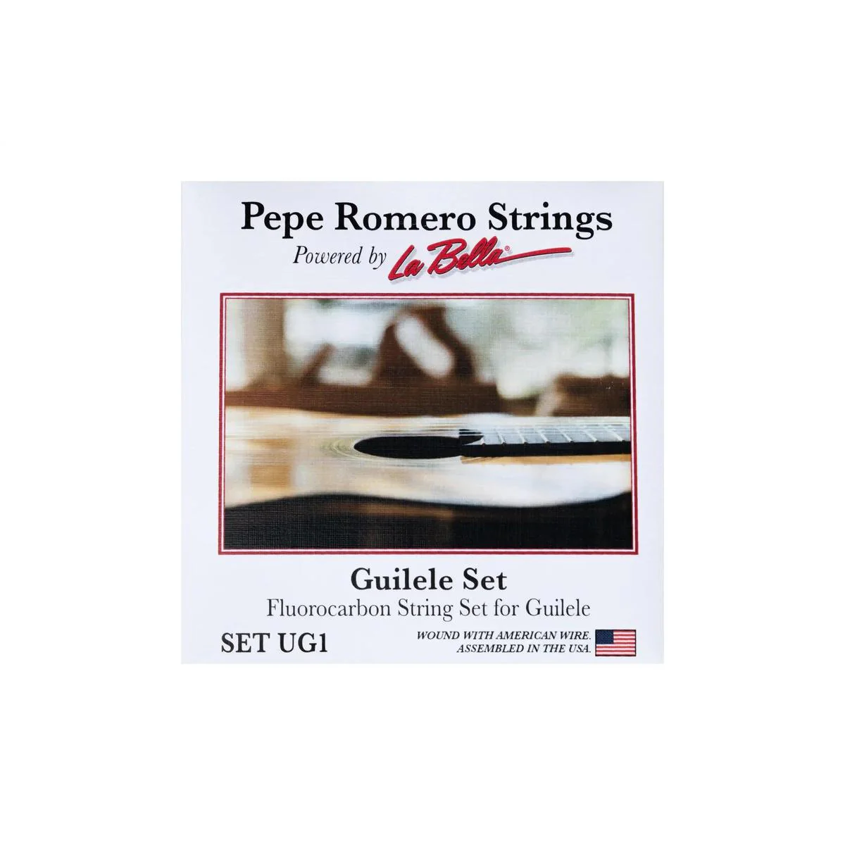 Pepe Romero String UG1 6 String Tenor Guilele Fluorocarbon String (A to A Tuning)