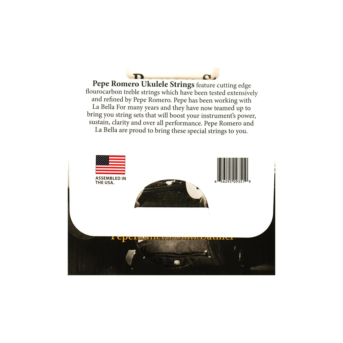 Pepe Romero LAVA1 Tenor/Concert/Soprano Smoke Gray Fluorocarbon Ukulele Strings HIGH G - Image 2