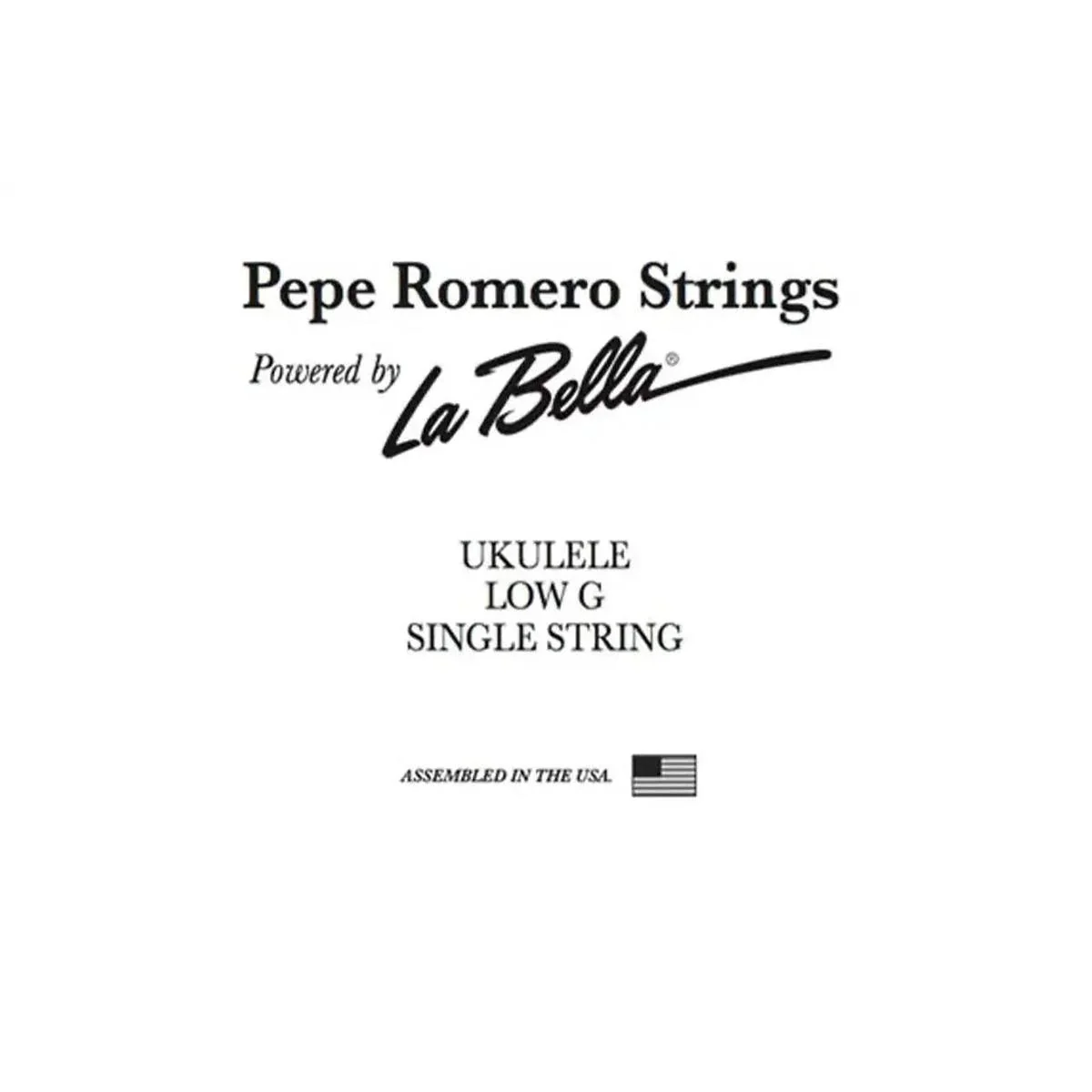 Pepe Romero SINGLE STRING WOUND LOW G For Tenor, Concert, & Soprano Ukulele