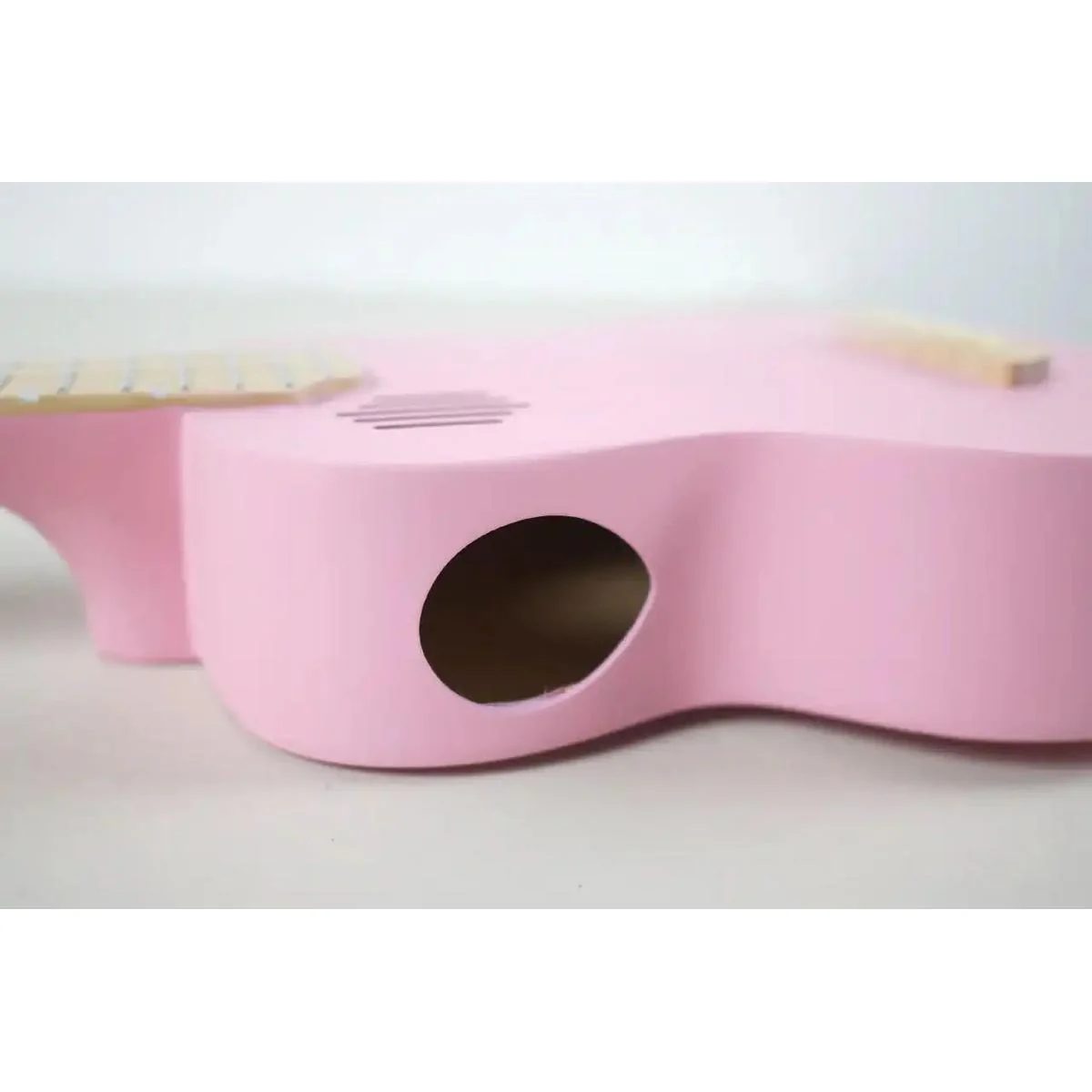 PICKAPICK UC21 Cherry Pink Basswood Soprano Ukulele - Image 4