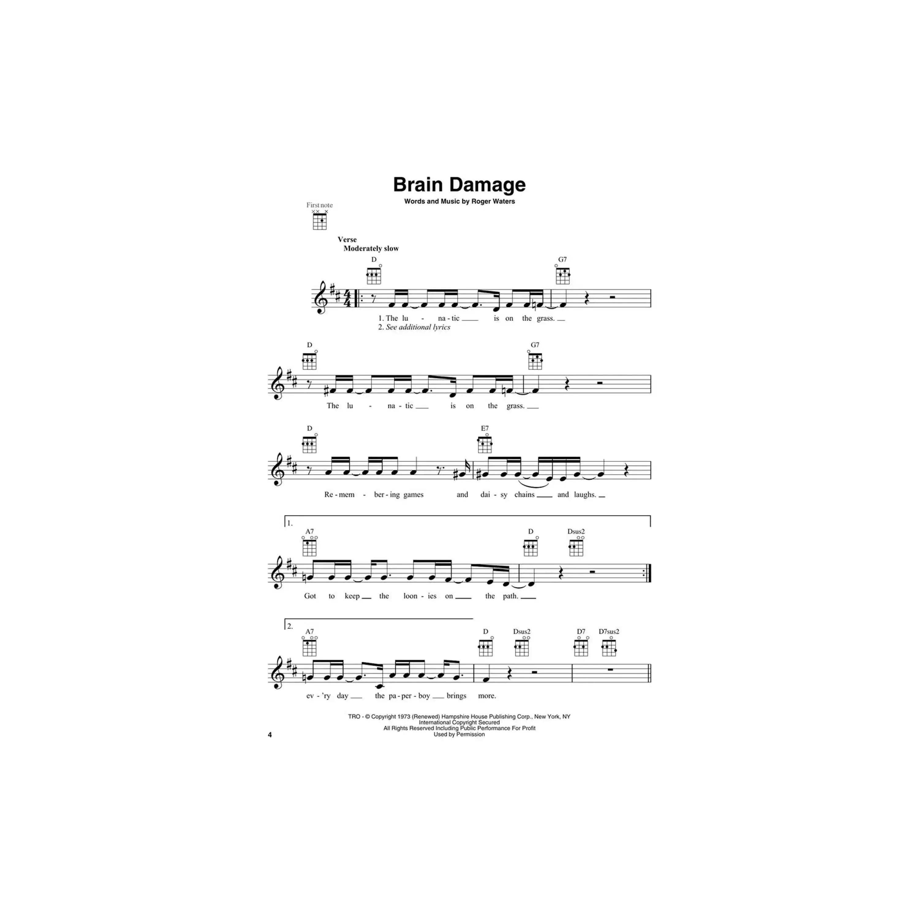 Pink Floyd for Ukulele - Image 4