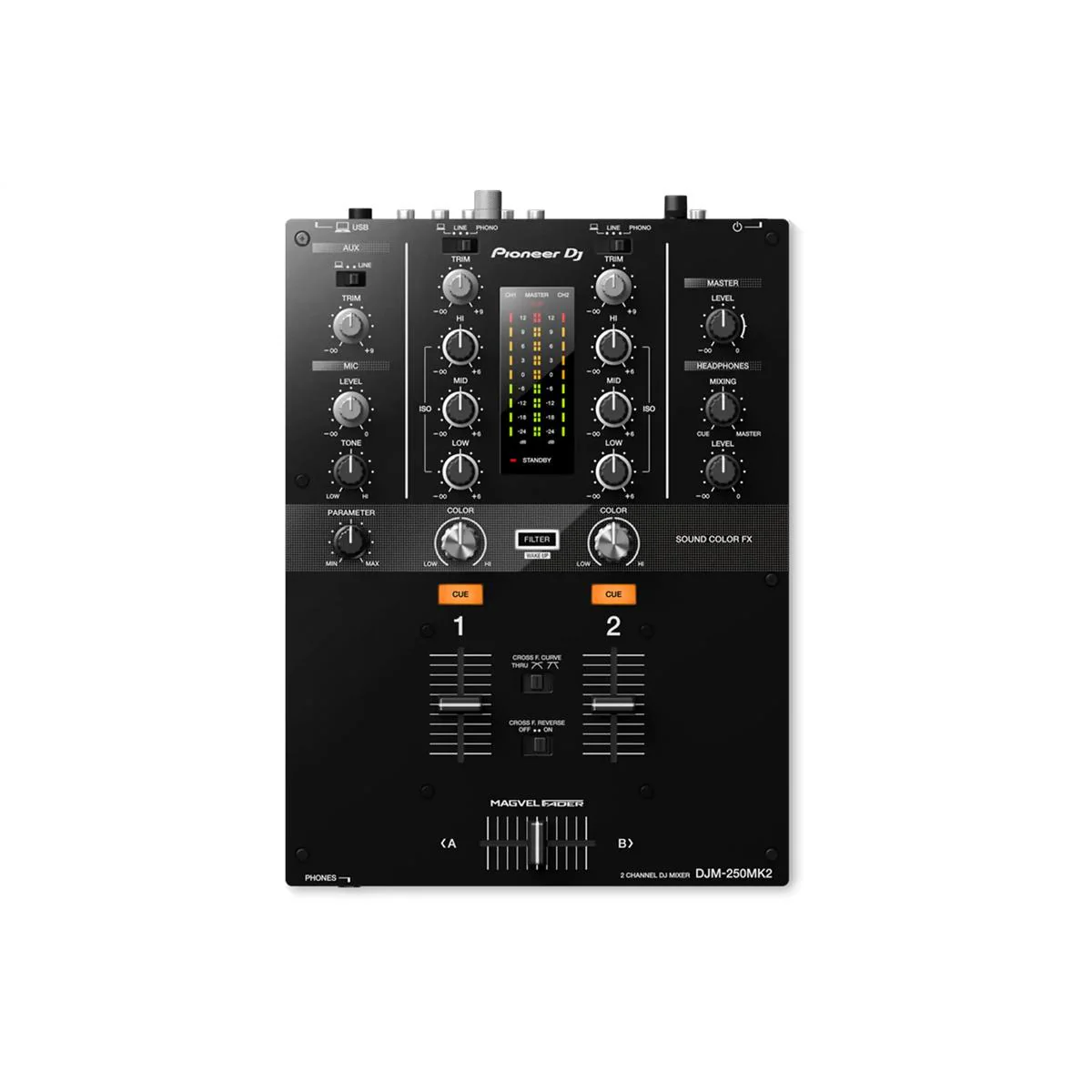 Pioneer DJM-250MK2 DJ 2-Channel Mixer