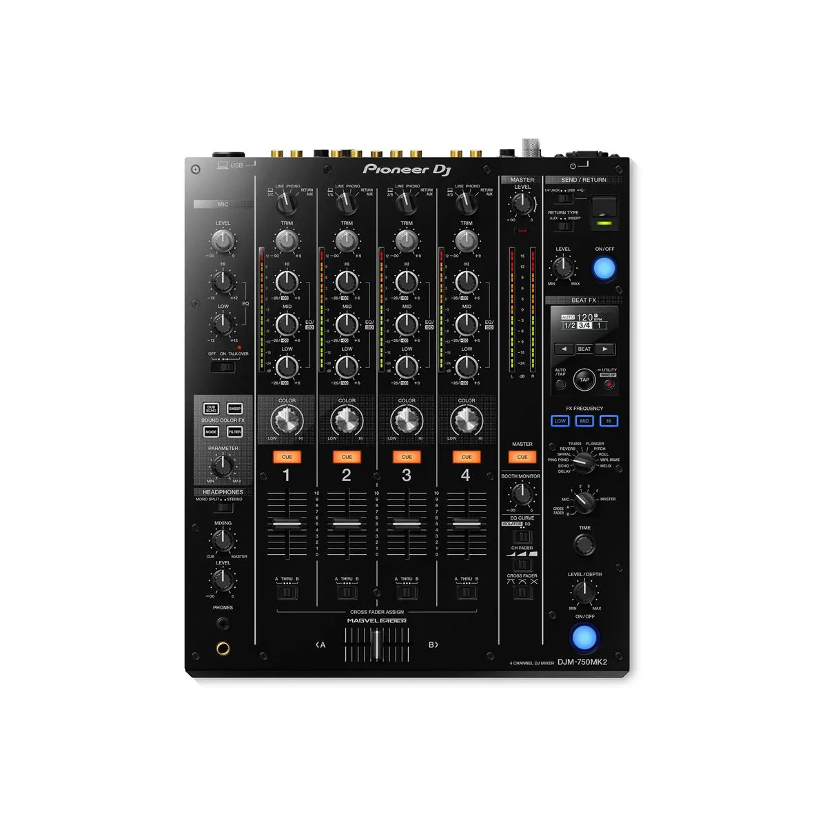 Pioneer DJM-750MK2 DJ 4-Channel Mixer