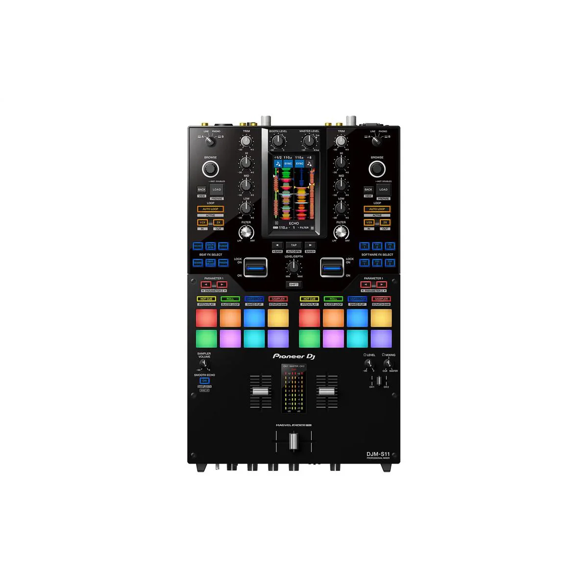 Pioneer DJM-S11 Professional Scratch Style 2-Channel DJ Mixer