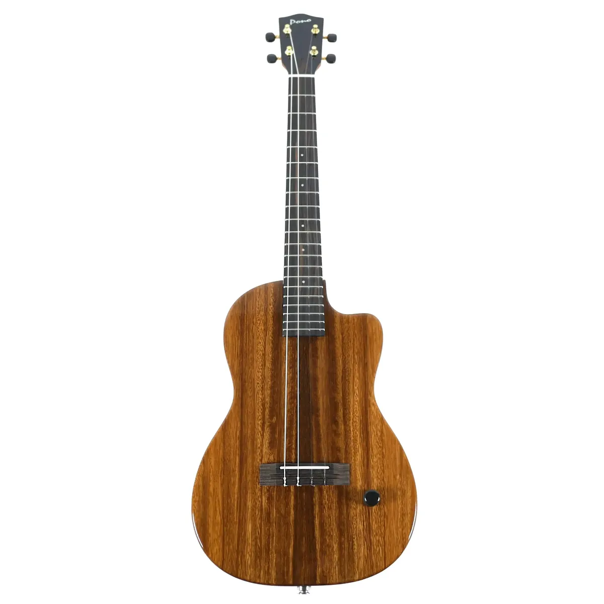 Pono BE-D Deluxe Solid Acacia Electric Baritone Ukulele - Image 4