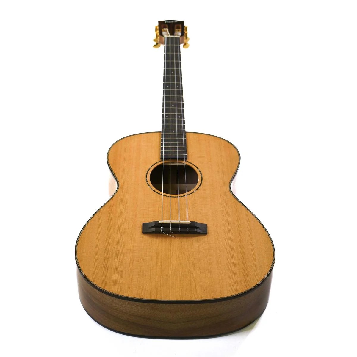 Pono BN4-1 Solid Cedar & Acacia Big Baritone Ukulele - Lattice Bracing - Image 4