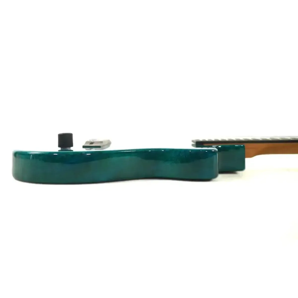 Pono TE-MDB Solid Mango Blue Thinbody Electric Tenor Ukulele - Image 3