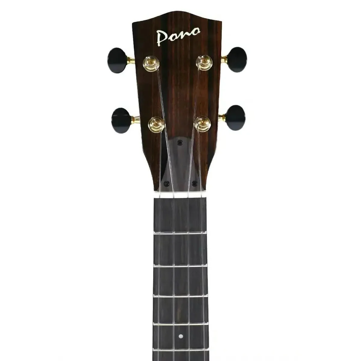 Pono TE-MDB Solid Mango Blue Thinbody Electric Tenor Ukulele - Image 6