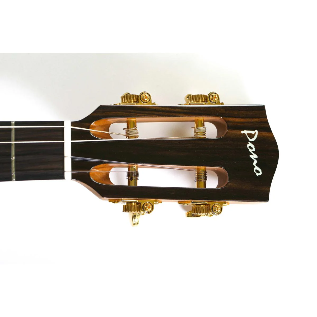 Pono ULN4-2 Solid Cedar & Mahogany Big Baritone Ukulele - Lattice Bracing - Image 5