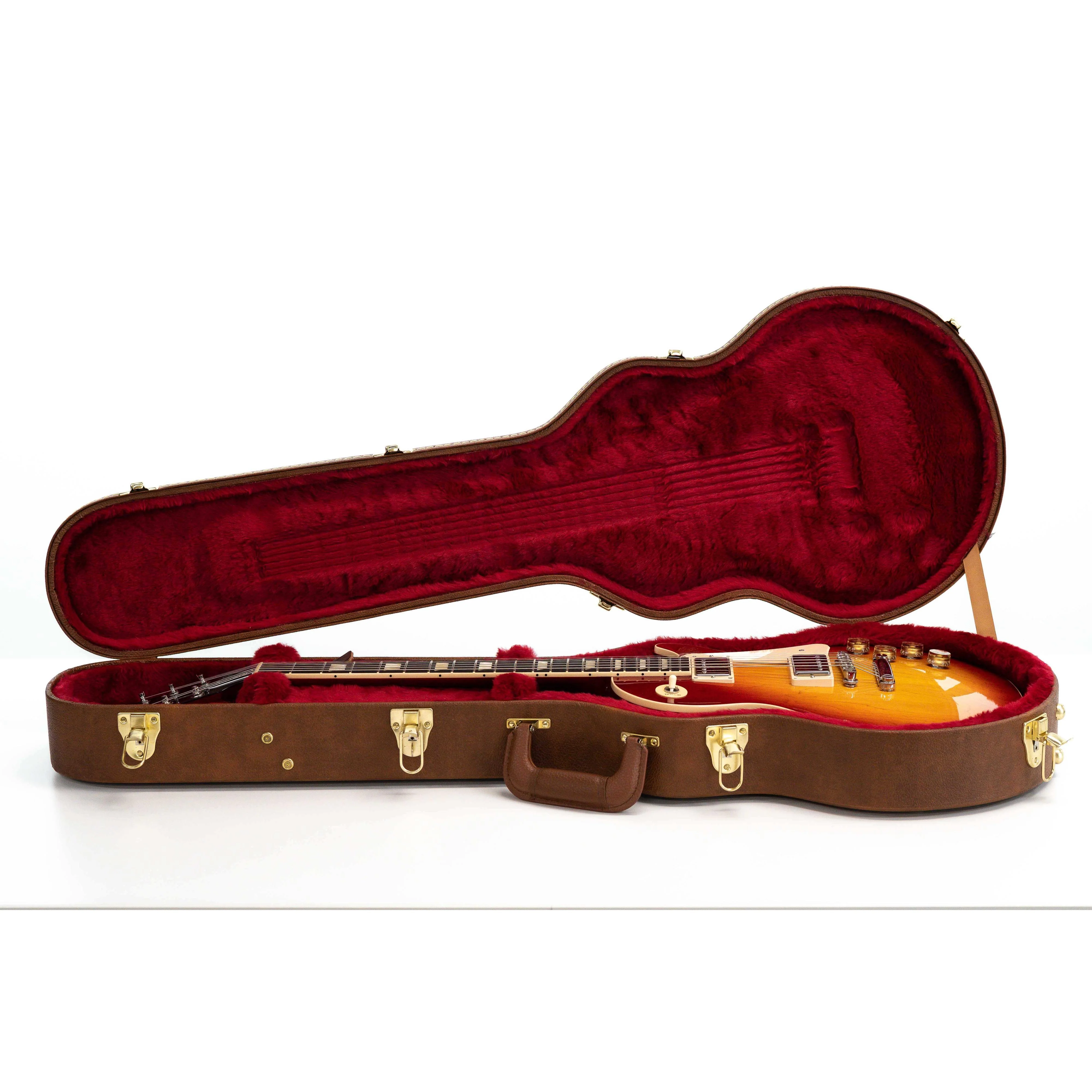 Gibson 2021 Les Paul Classic Heritage Cherry Sunburst Electric Guitar - Image 10