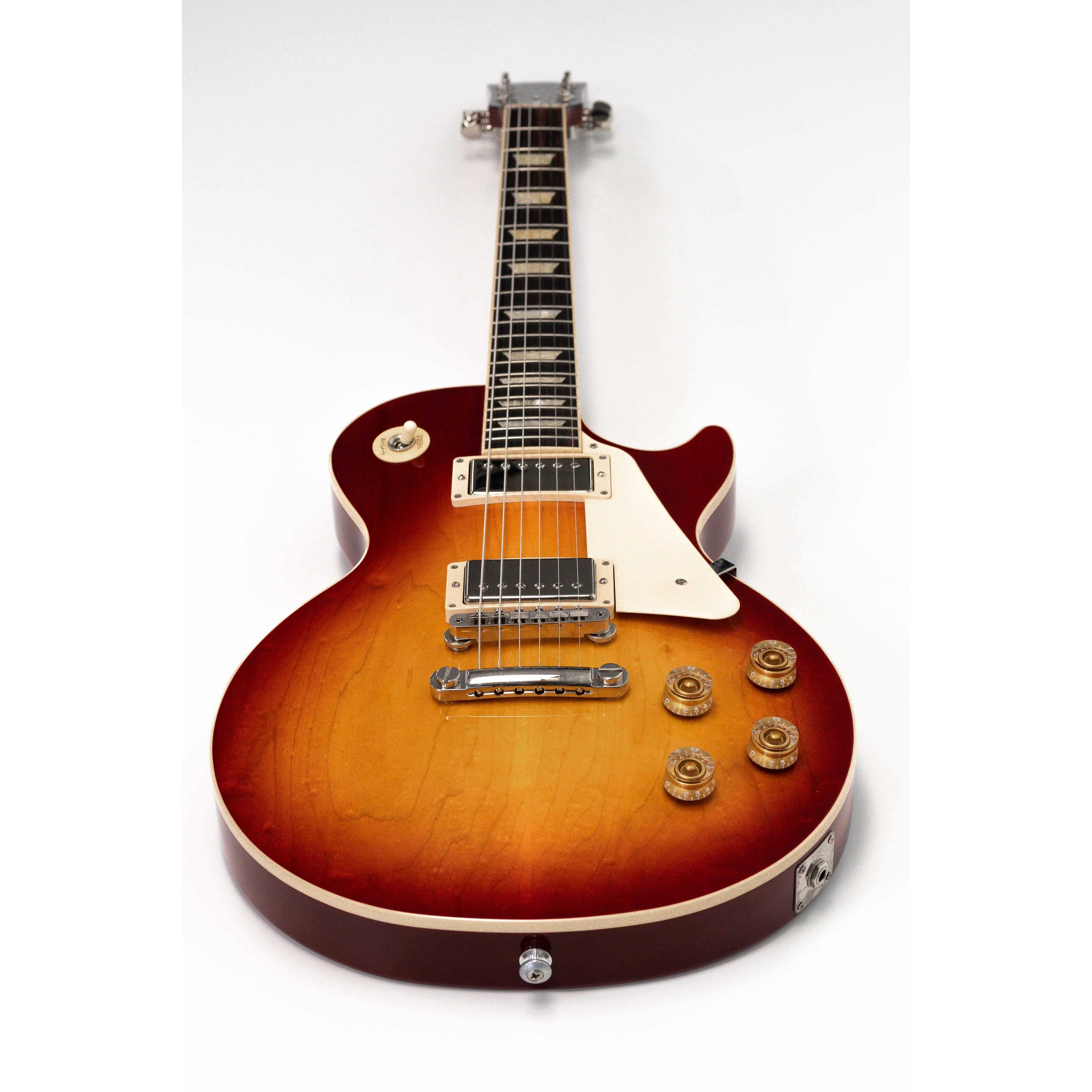 Gibson 2021 Les Paul Classic Heritage Cherry Sunburst Electric Guitar - Image 4
