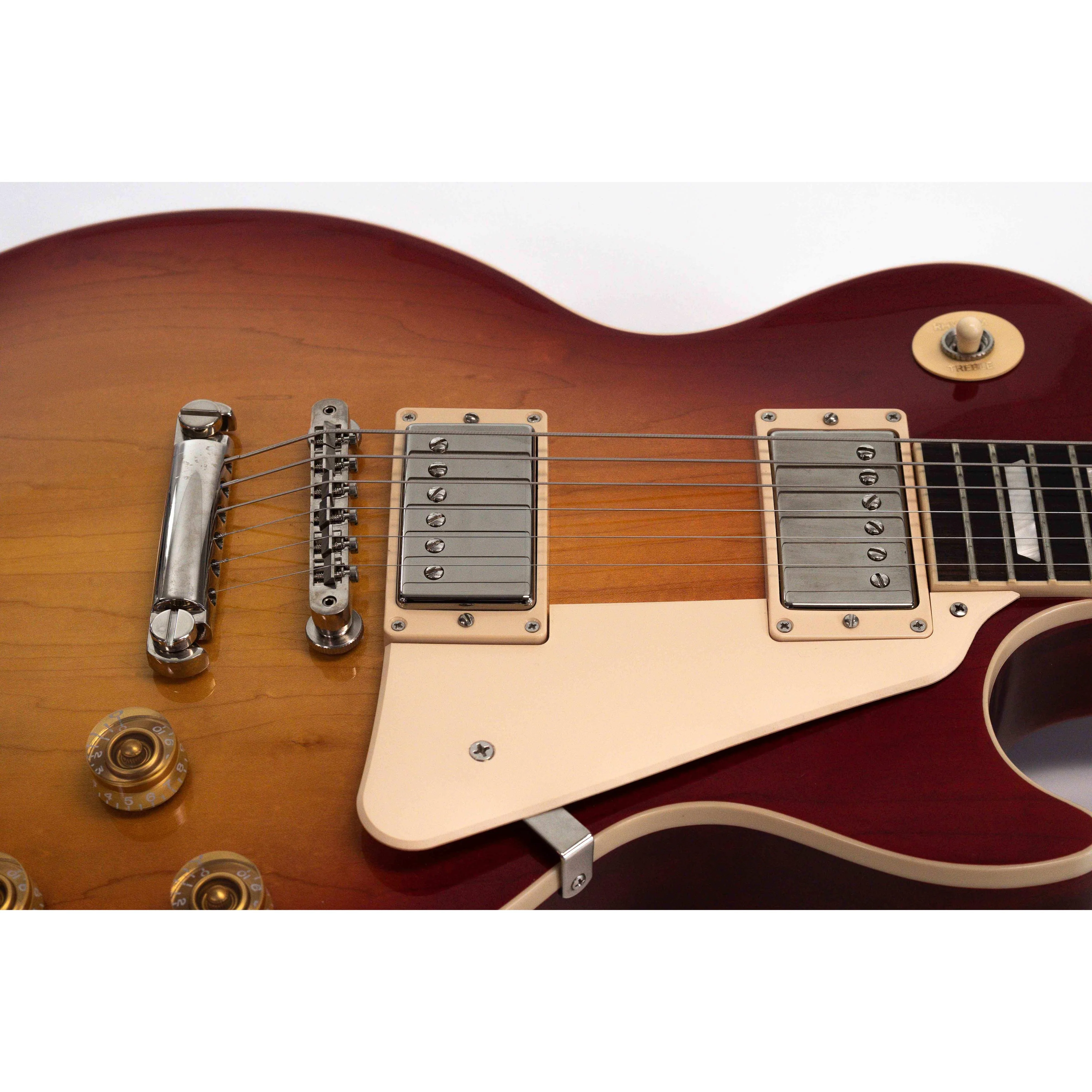 Gibson 2021 Les Paul Classic Heritage Cherry Sunburst Electric Guitar - Image 5