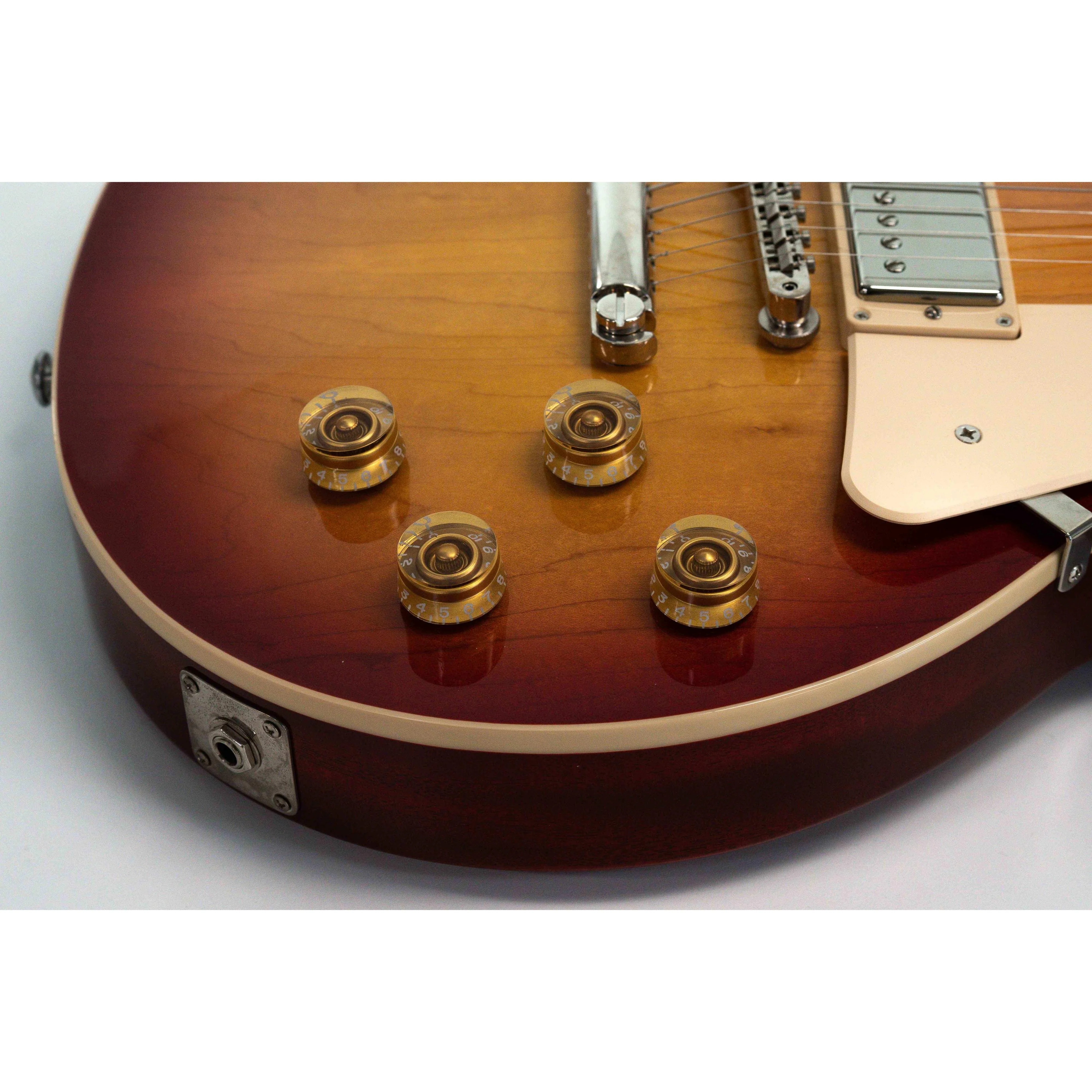 Gibson 2021 Les Paul Classic Heritage Cherry Sunburst Electric Guitar - Image 6