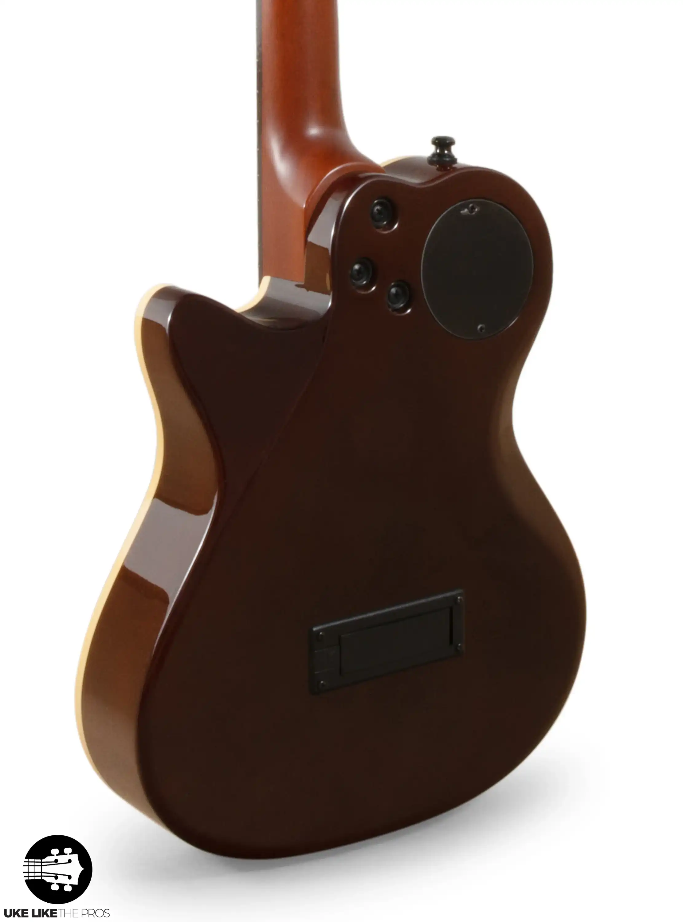 [PRE-OWNED] Godin Multi Uke HG Solid Cedar Electric Tenor Ukulele "Dark N' Stormy" - Image 2