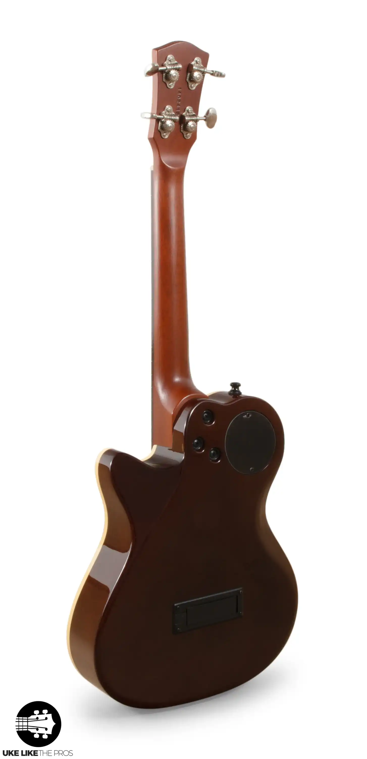 [PRE-OWNED] Godin Multi Uke HG Solid Cedar Electric Tenor Ukulele "Dark N' Stormy" - Image 4