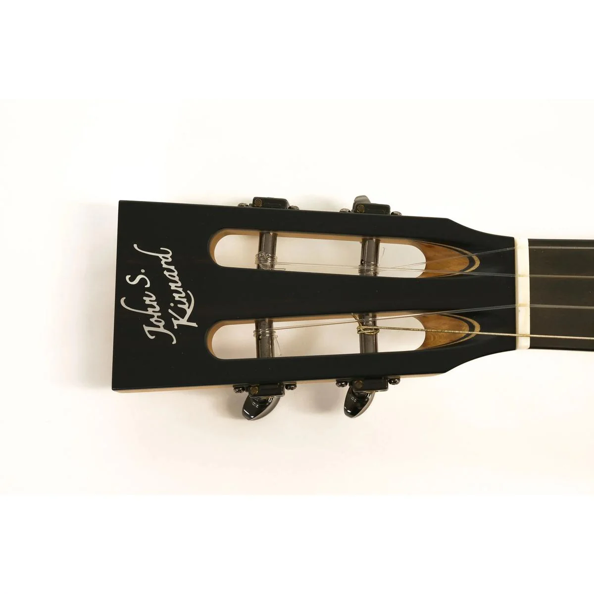 [PRE-OWNED] Kinnard Custom Tenor Sinker Redwood & Big Leaf Quilted Maple “Pale Moon” - Image 9