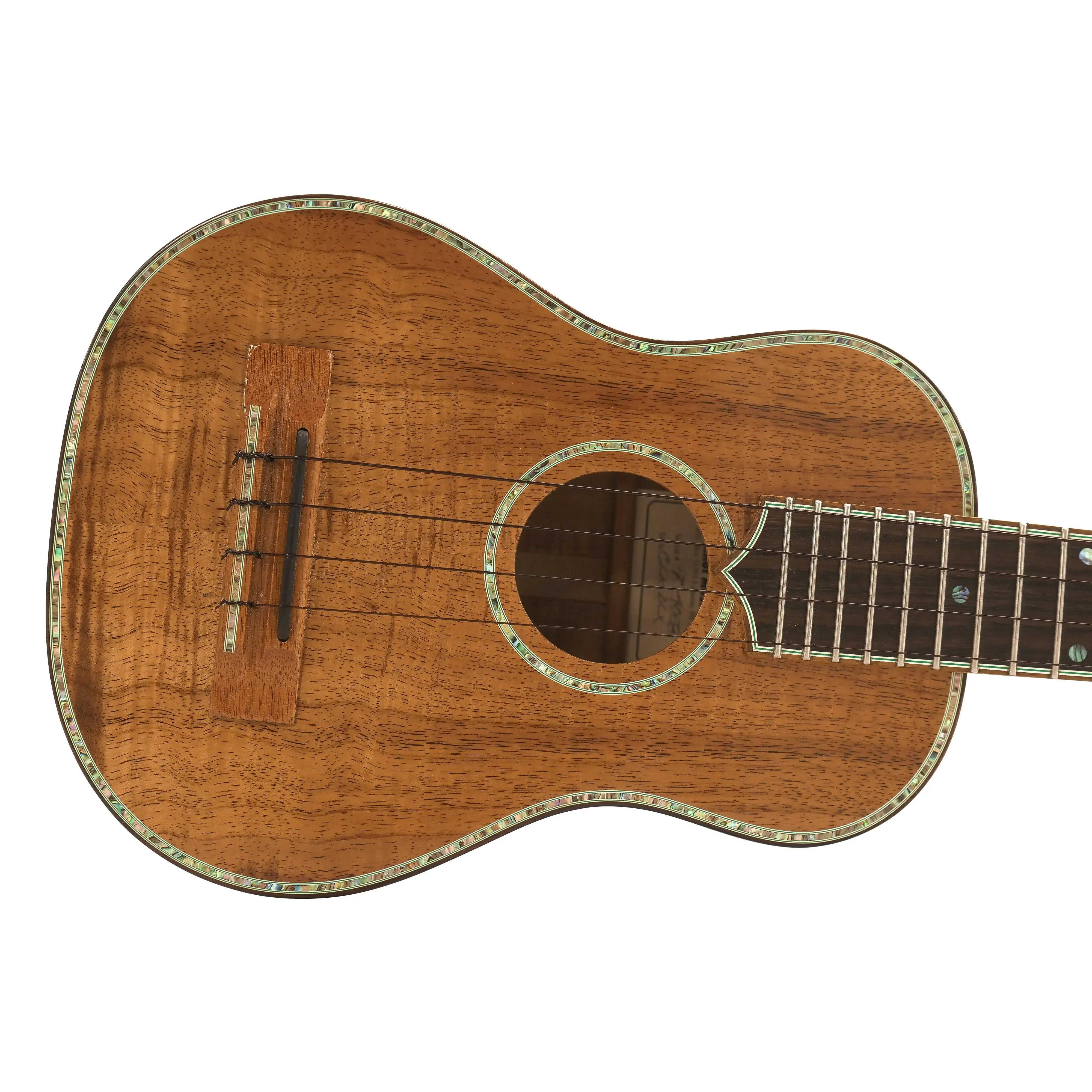 [PRE-OWNED] Maui Music CLK-DLX Custom Koa Concert Long Neck Ukulele "Green Lantern"