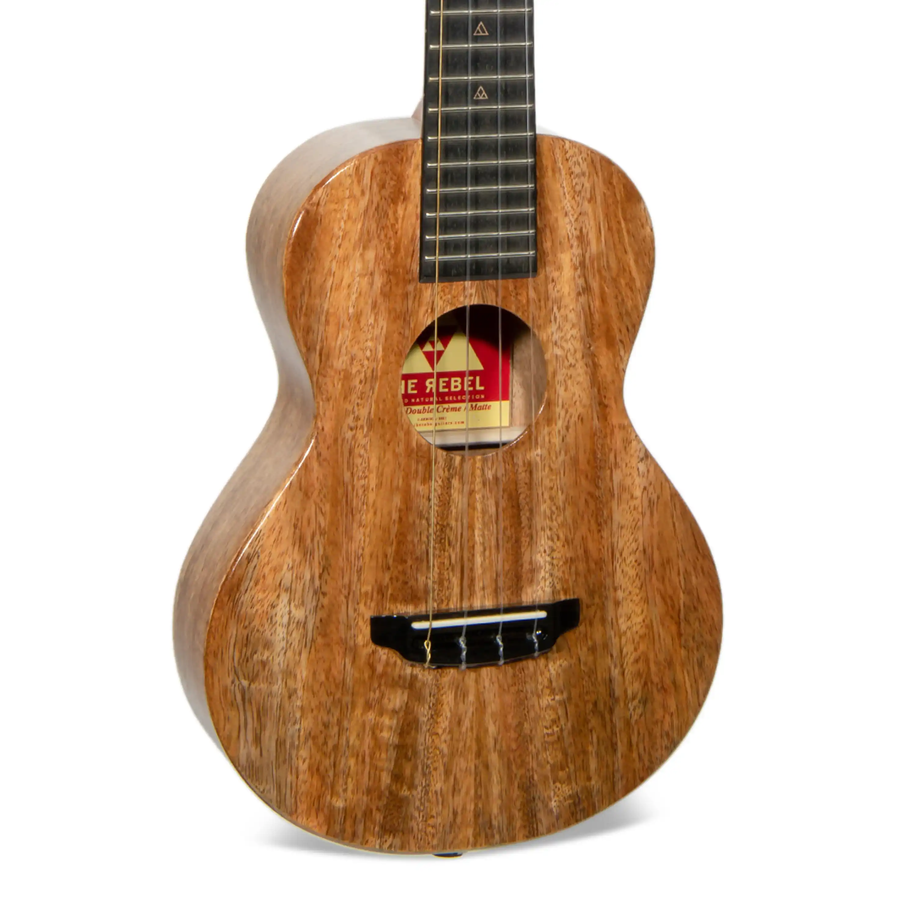[PRE-OWNED] Rebel Double Creme Concert Ukulele Solid Mango "Frothy" K & K Pickup Installed