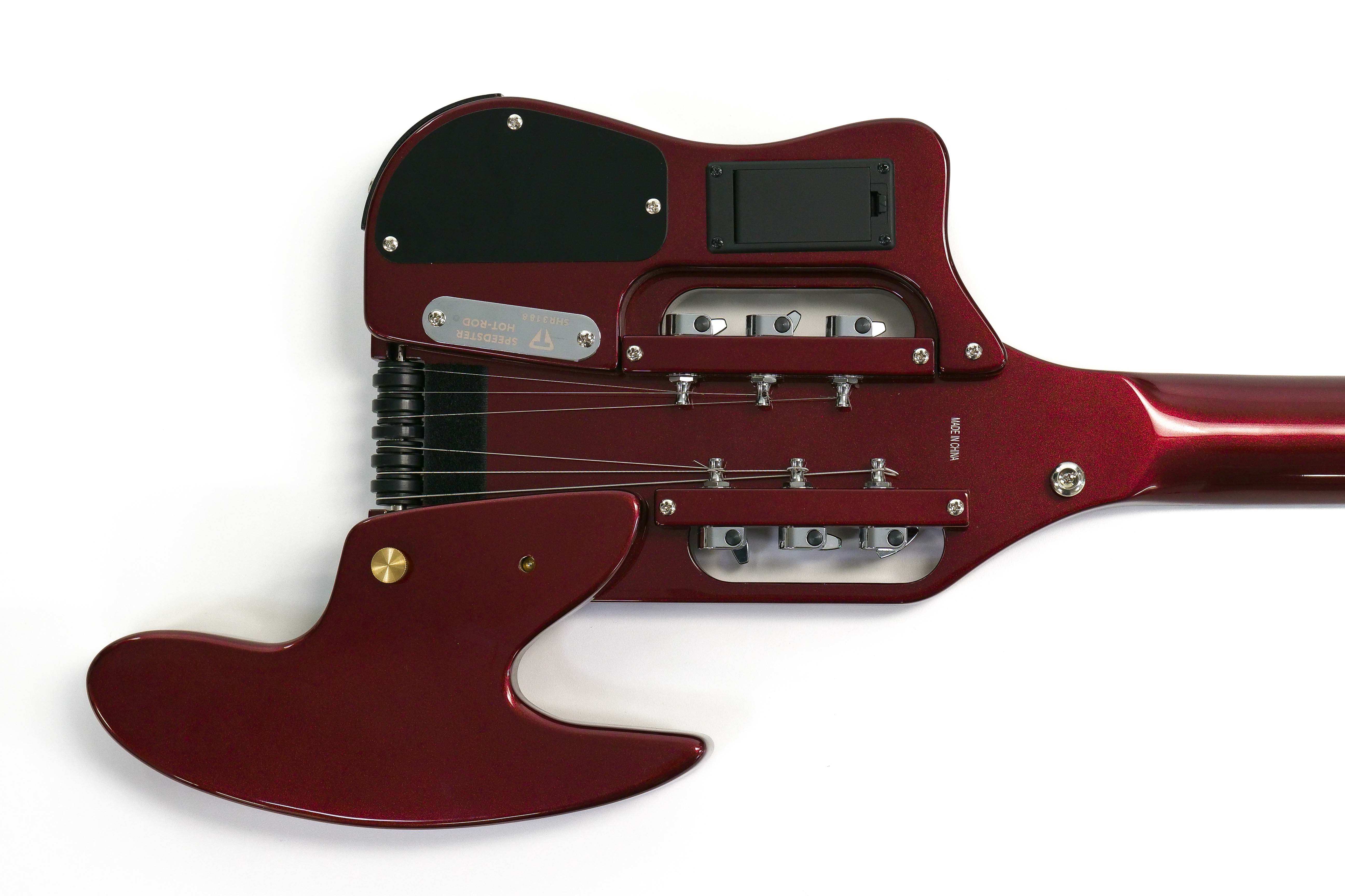[PRE-OWNED] Traveler Speedster Hot Rod V1 Classic Red Electric Guitar - "Red Fire" - Image 2