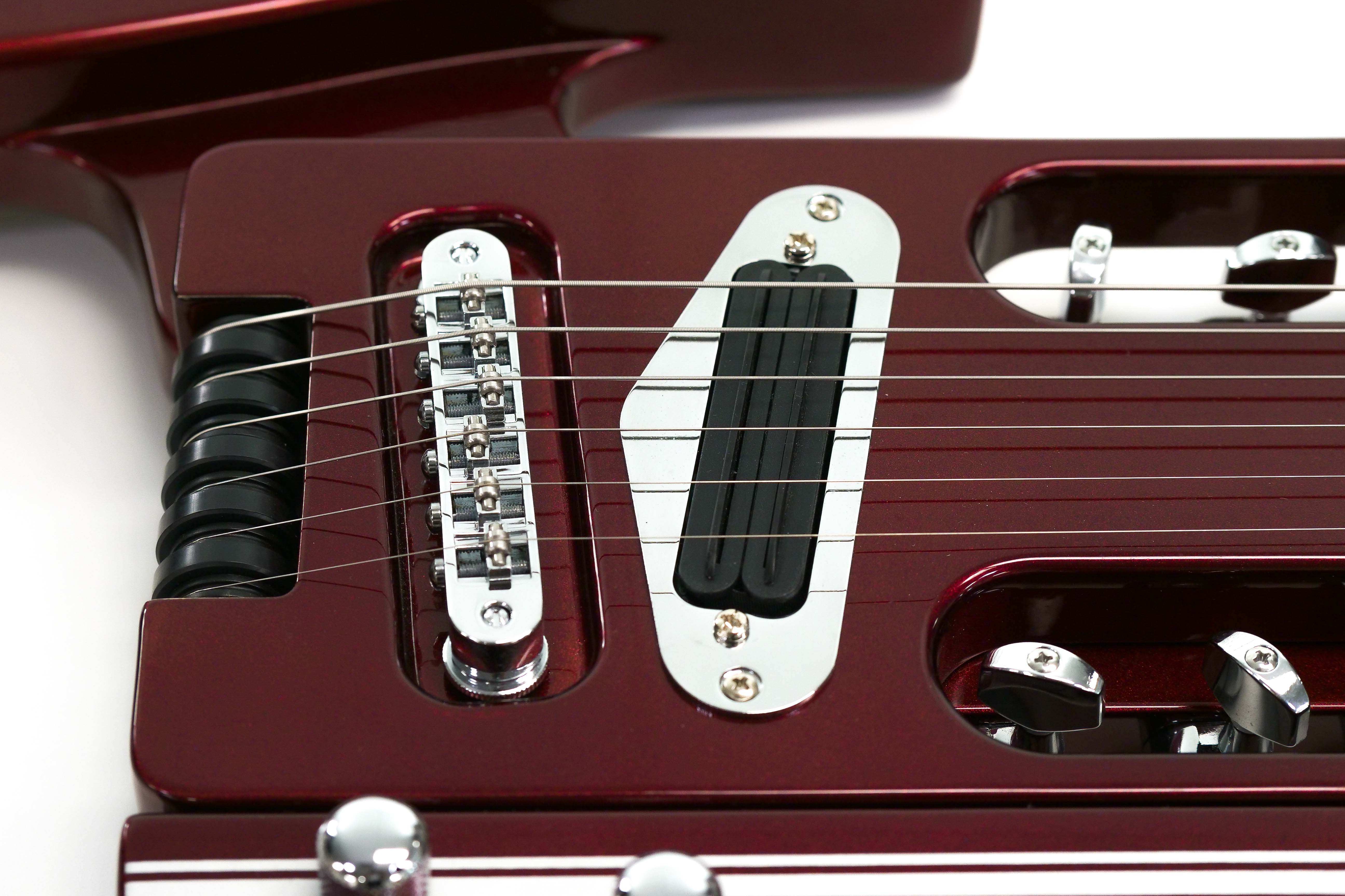[PRE-OWNED] Traveler Speedster Hot Rod V1 Classic Red Electric Guitar - "Red Fire" - Image 5