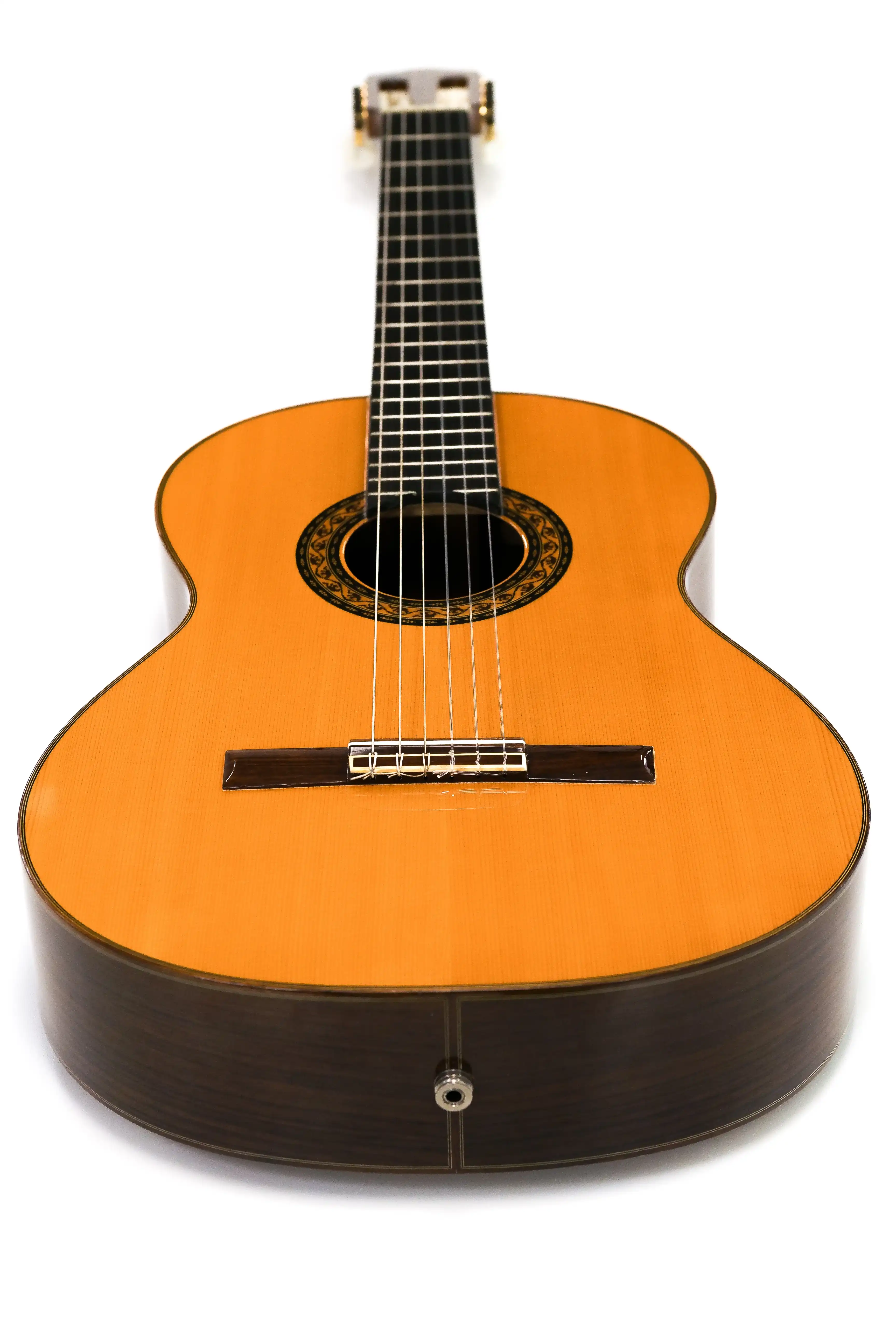 [PRE-OWNED] Vicente Sanchis Model 39 Classical Guitar with Pickup - Image 4