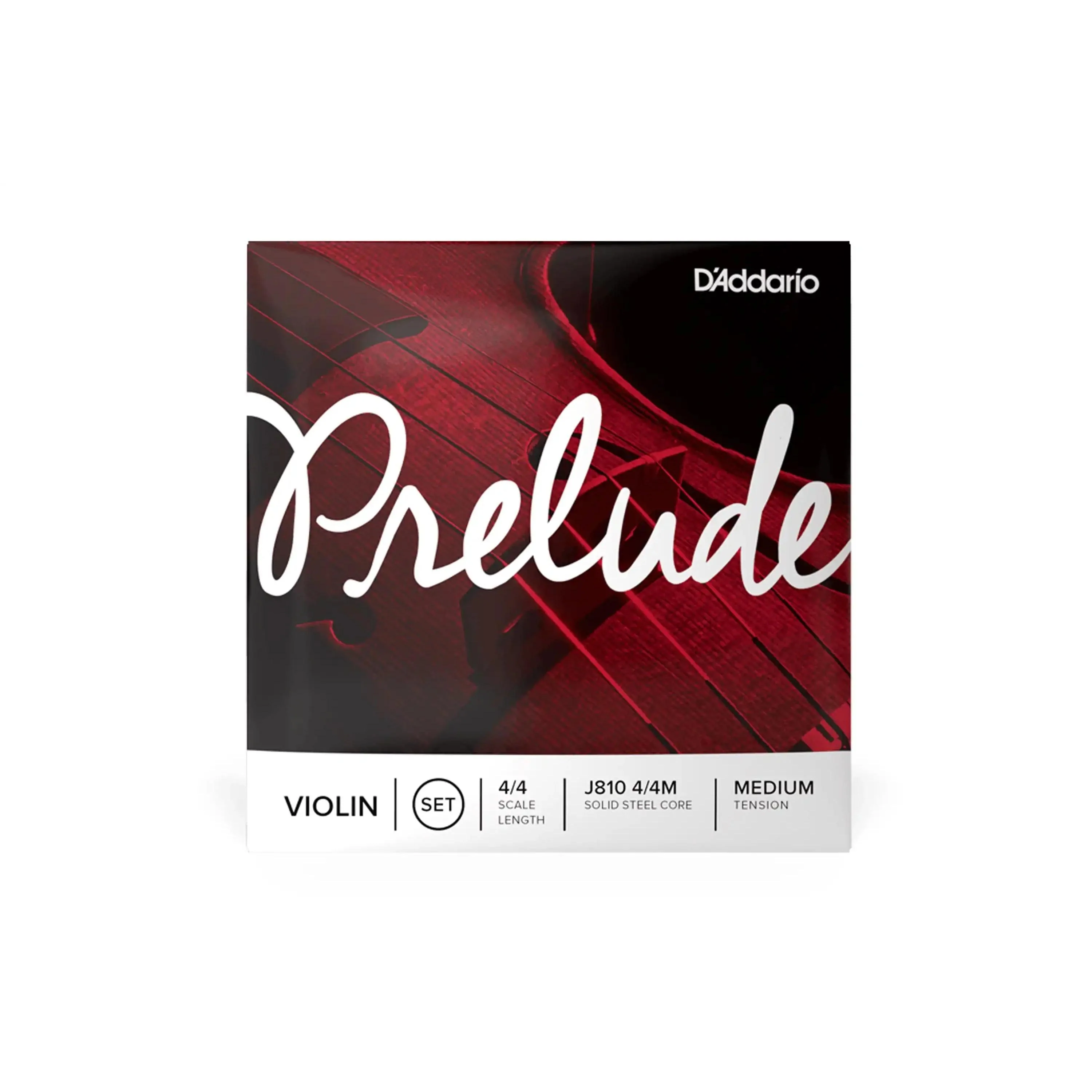 Prelude Violin String Set, 4/4 Scale, Medium Tension