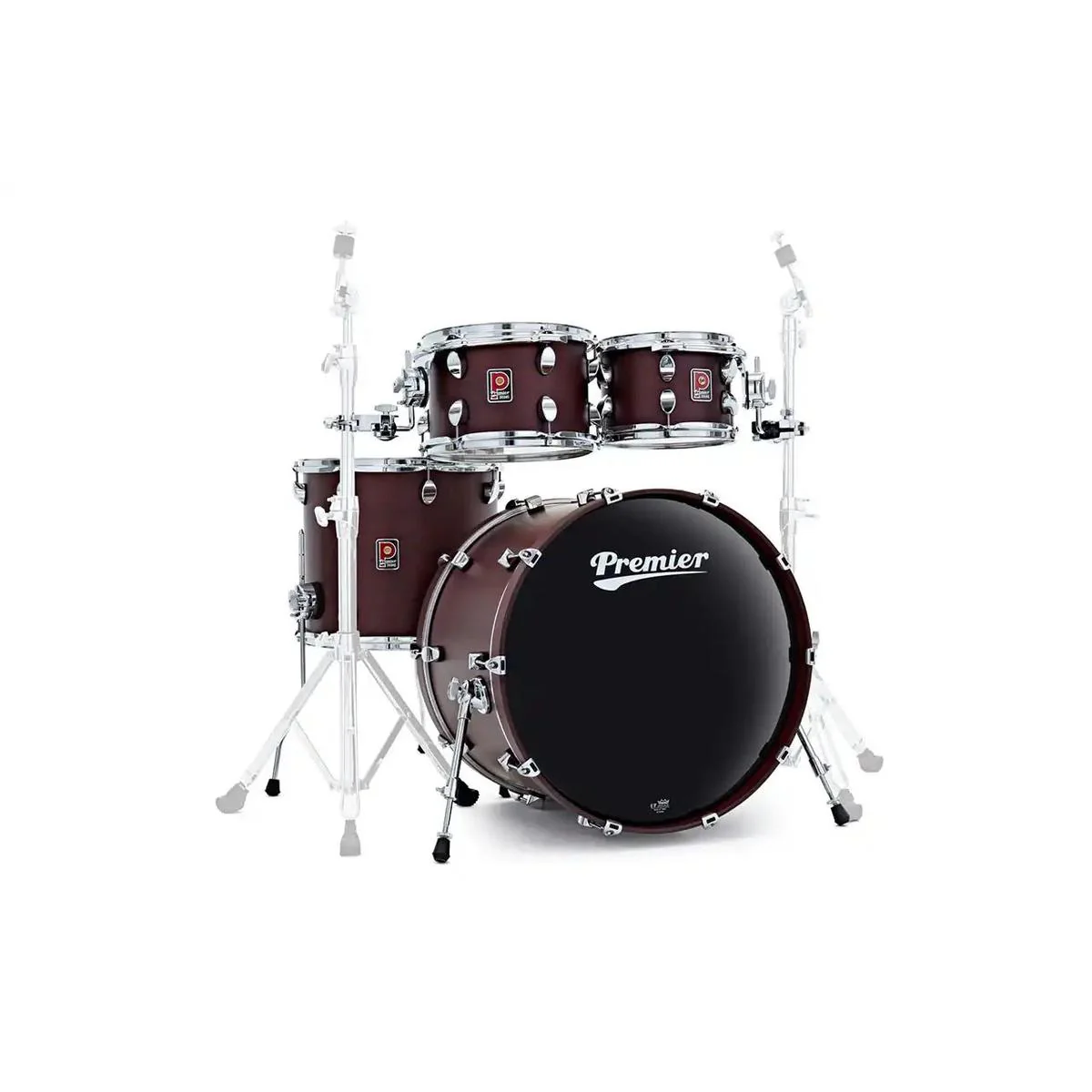 Premier Elite 20" 4 Piece Shell Drum Pack - Rosewood Satin