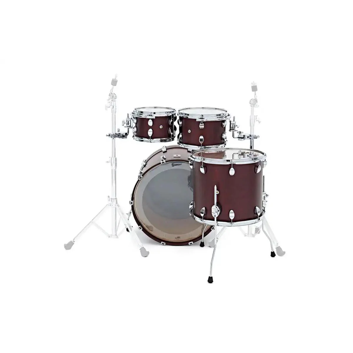 Premier Elite 20" 4 Piece Shell Drum Pack - Rosewood Satin - Image 2