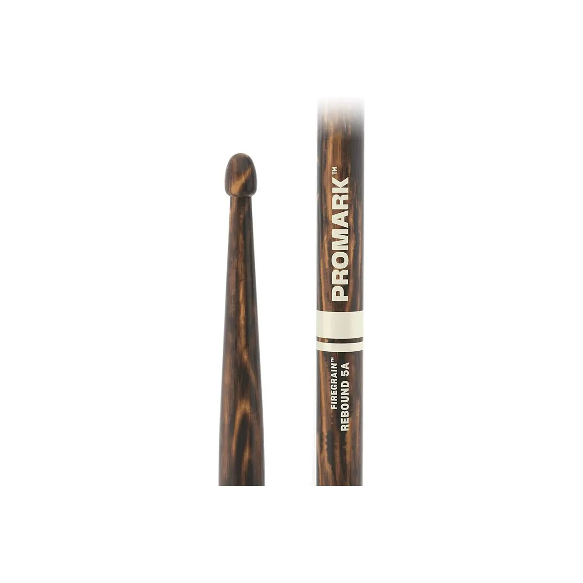 ProMark Rebound 5A FireGrain Hickory Drumstick Acorn Wood Tip - Image 4