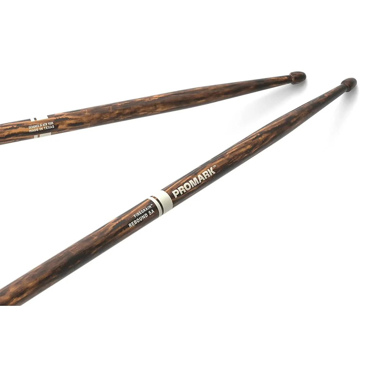 ProMark Rebound 5A FireGrain Hickory Drumstick Acorn Wood Tip - Image 5