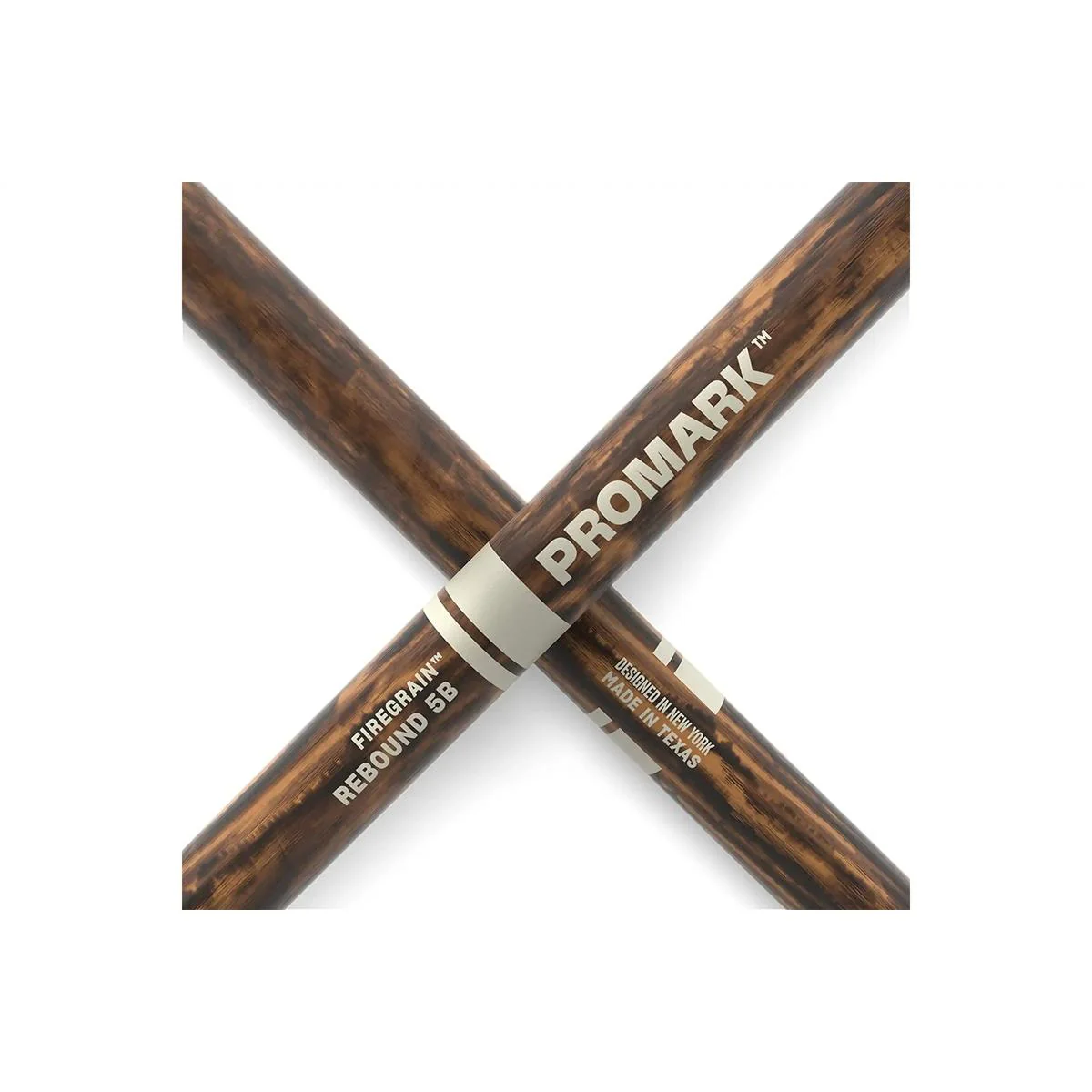ProMark Rebound 5B FireGrain Hickory Drumstick Acorn Wood Tip - Image 2