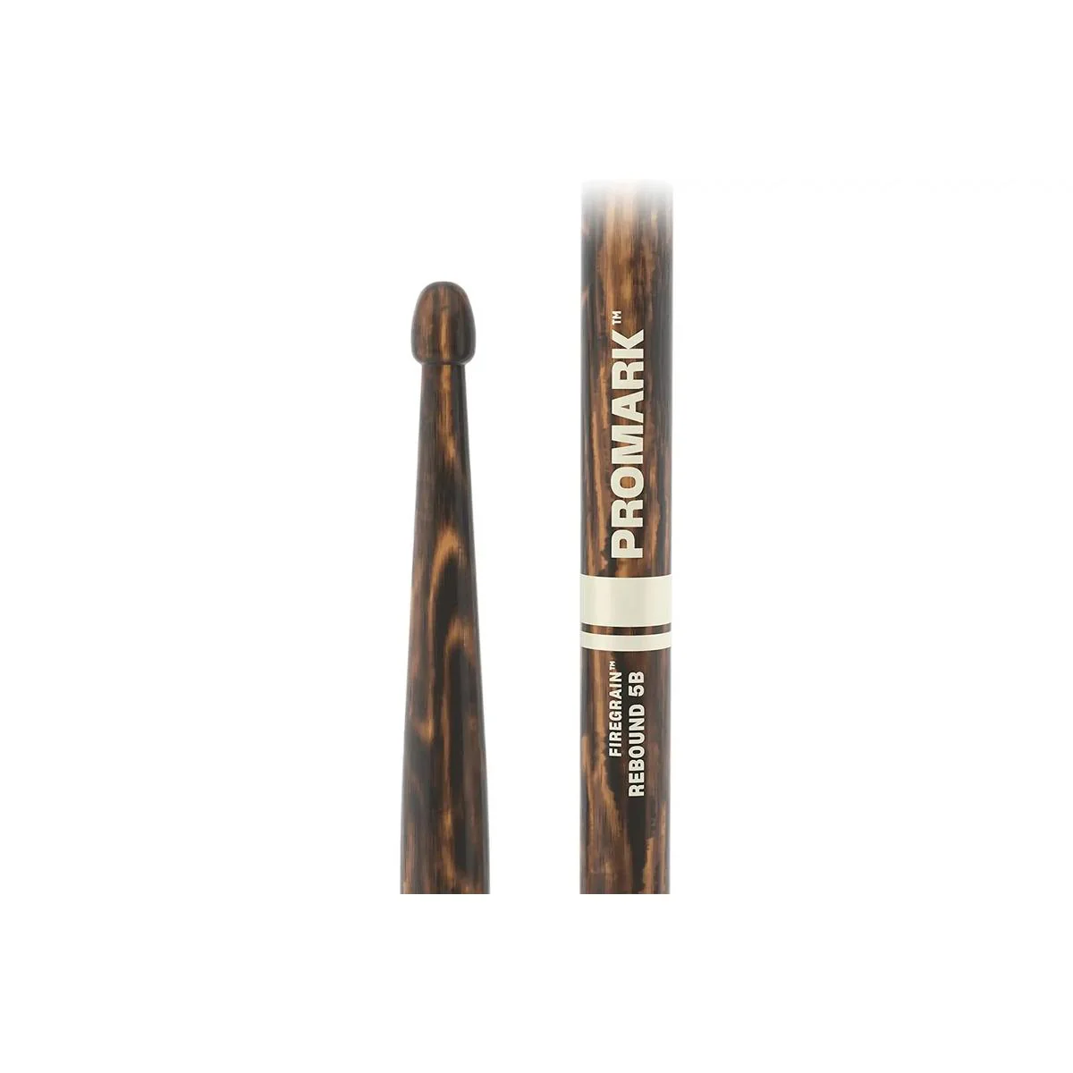 ProMark Rebound 5B FireGrain Hickory Drumstick Acorn Wood Tip - Image 4