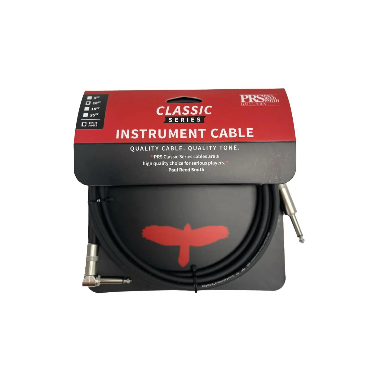 PRS 10ft Classic Instrument Cable - Straight/Angle