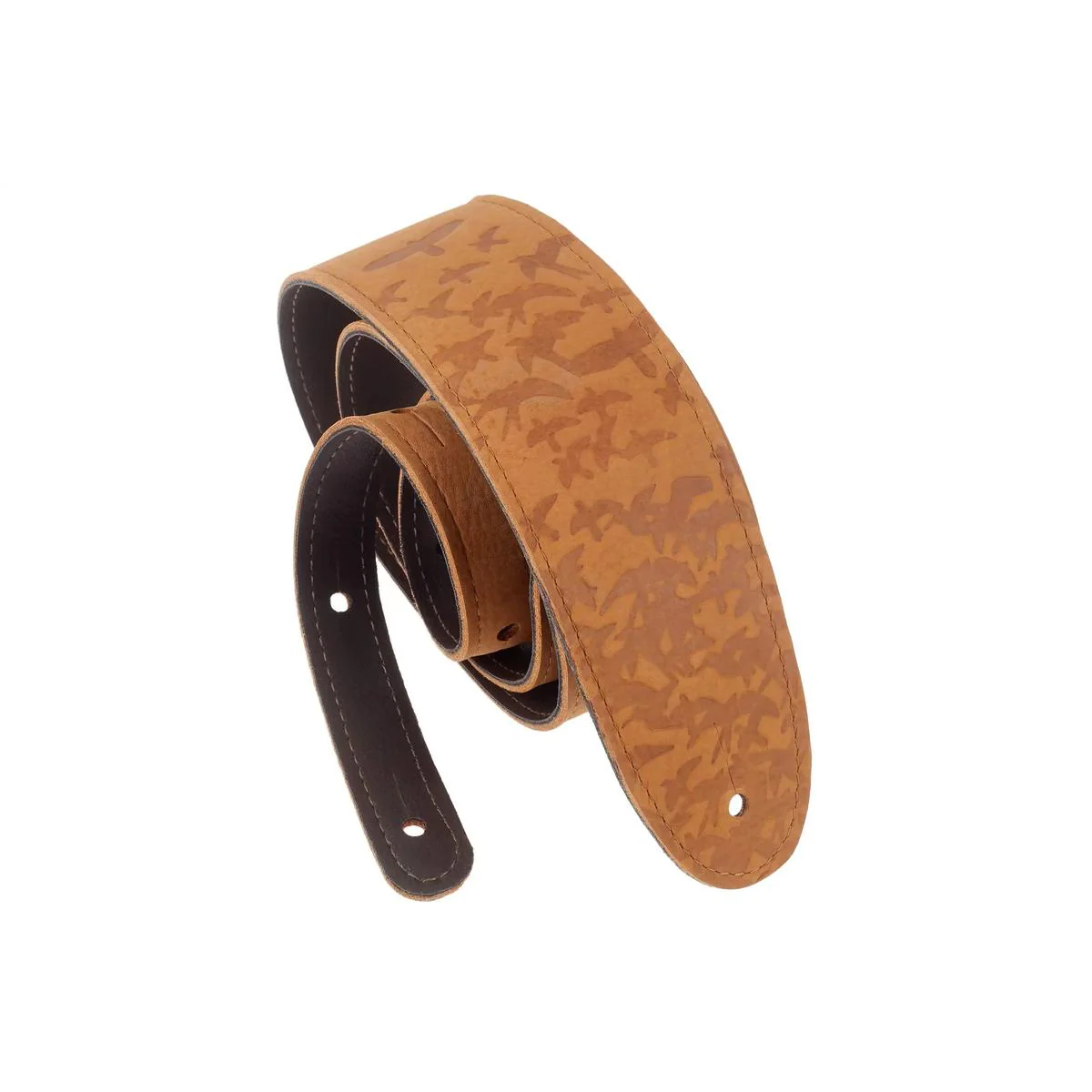 PRS 2.5" Leather Bird Swarm Strap - Tan - Image 2