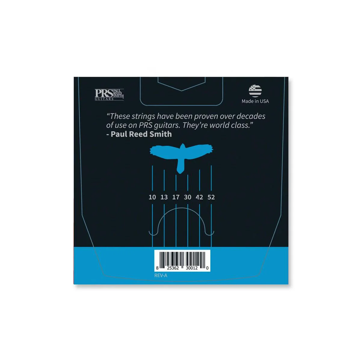 PRS Classic Electric Guitar Strings - Light Top/Heavy Bottom .010-.052 - Image 2