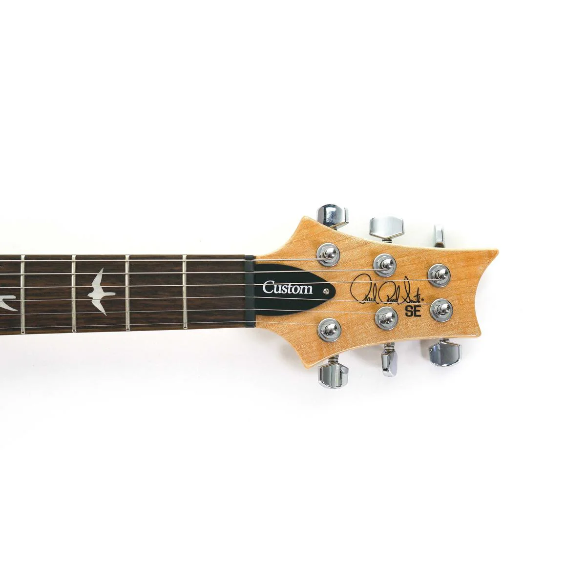 PRS SE Custom 22 Semi-Hollow Electric Guitar - Santana Yellow - Image 6