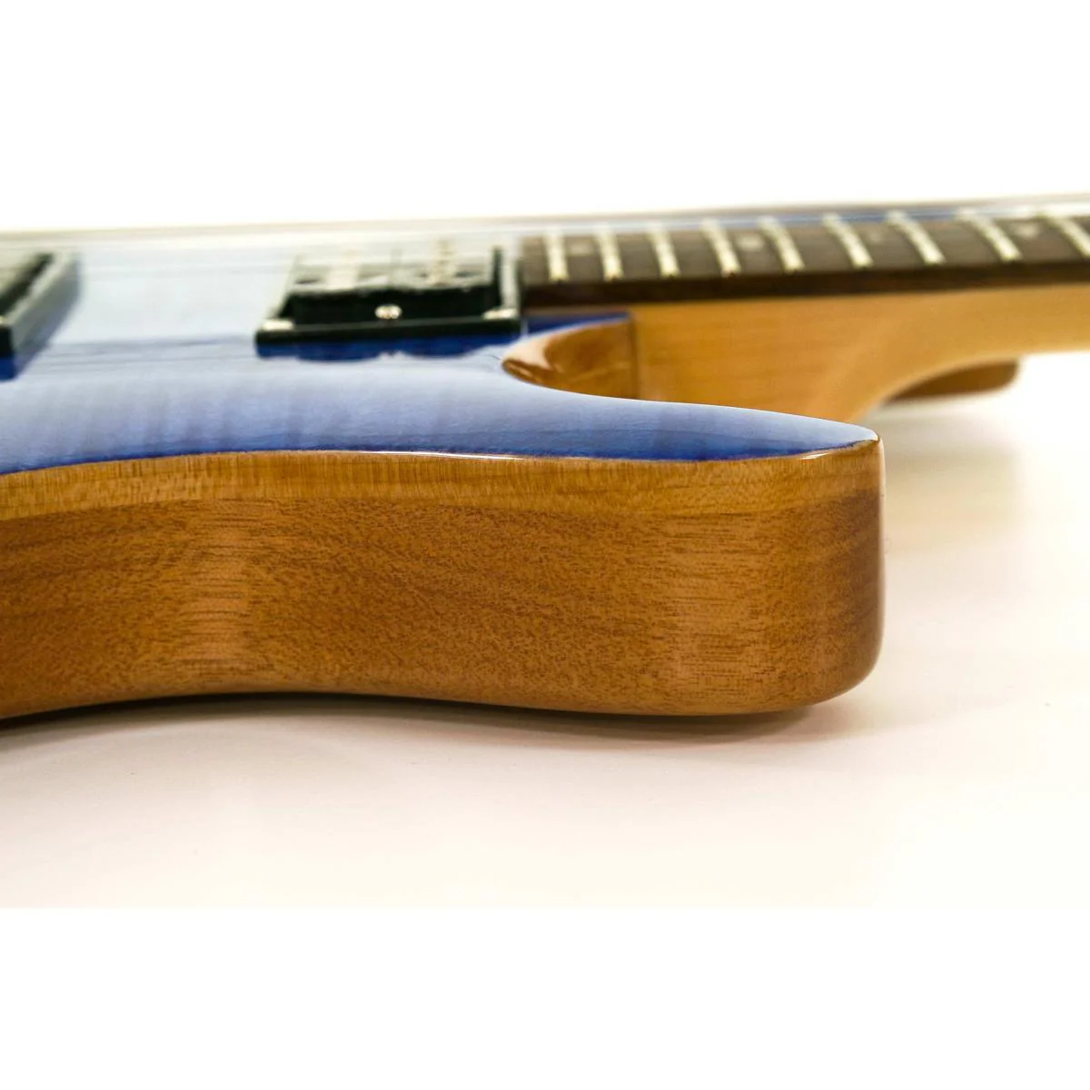 PRS SE Custom 24 Electric Guitar - Faded Blue Burst - Image 3