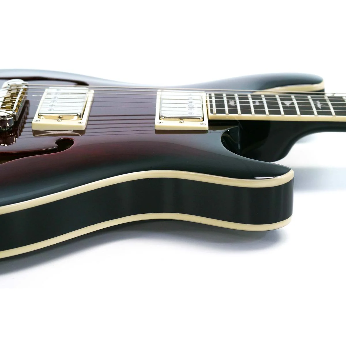 PRS SE Hollowbody Standard Electric Guitar - Fire Red - Image 4