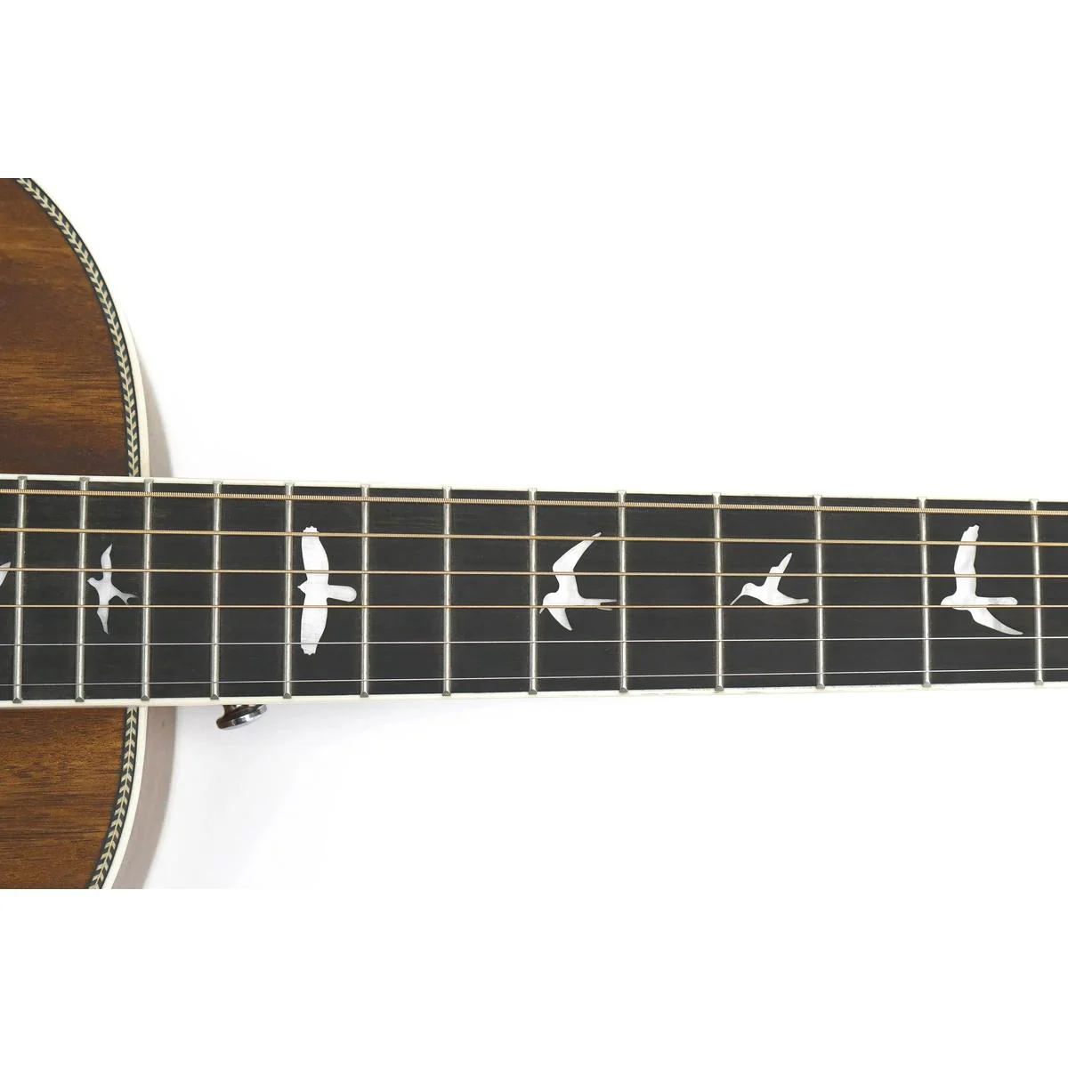 PRS SE P20E Acoustic Parlor Guitar - Vintage Mahogany - Image 6