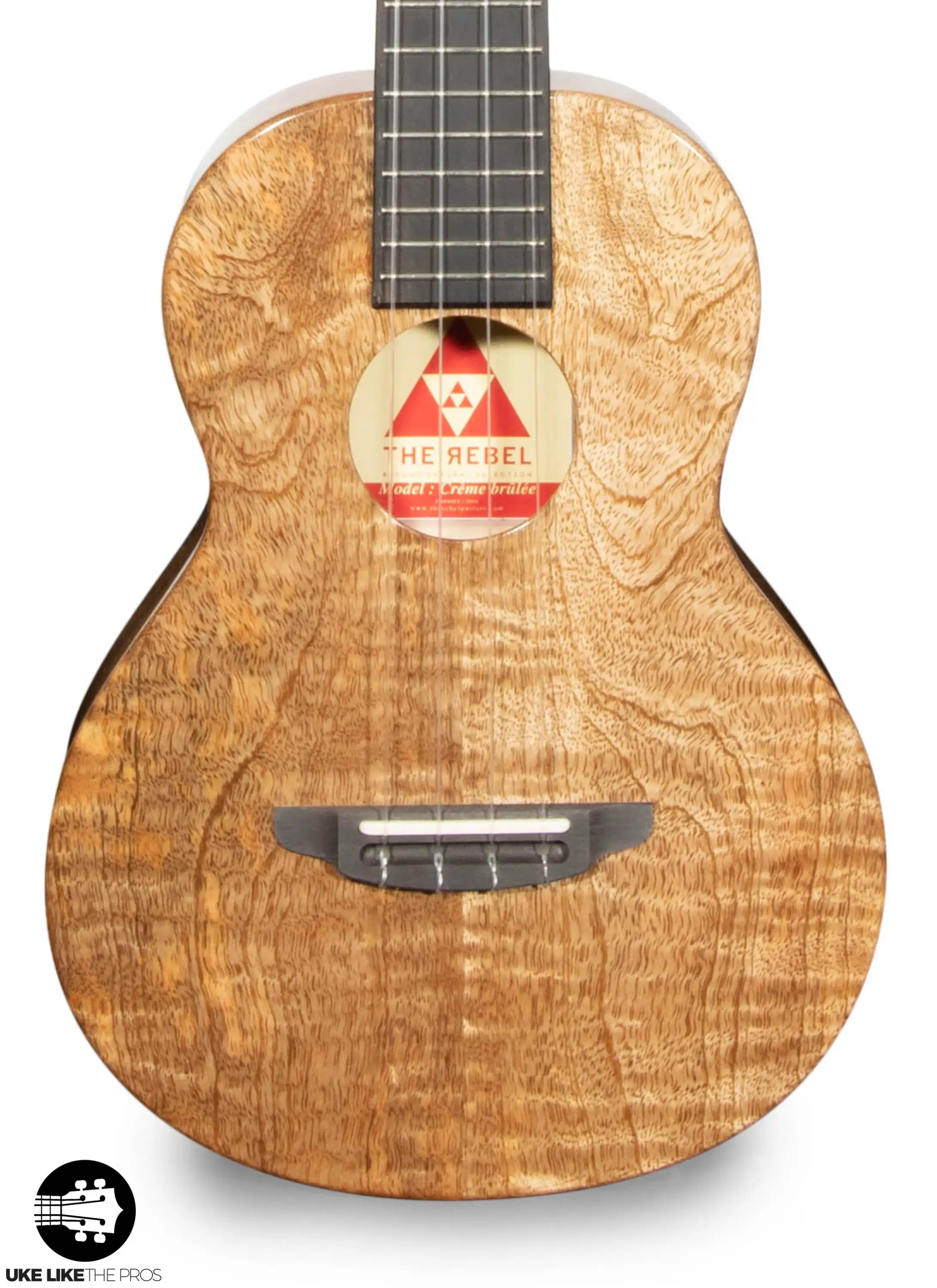 Rebel Creme Brulee Slimline Tenor Ukulele Solid Mango "Arwen" ULTP Top Rated - Image 5
