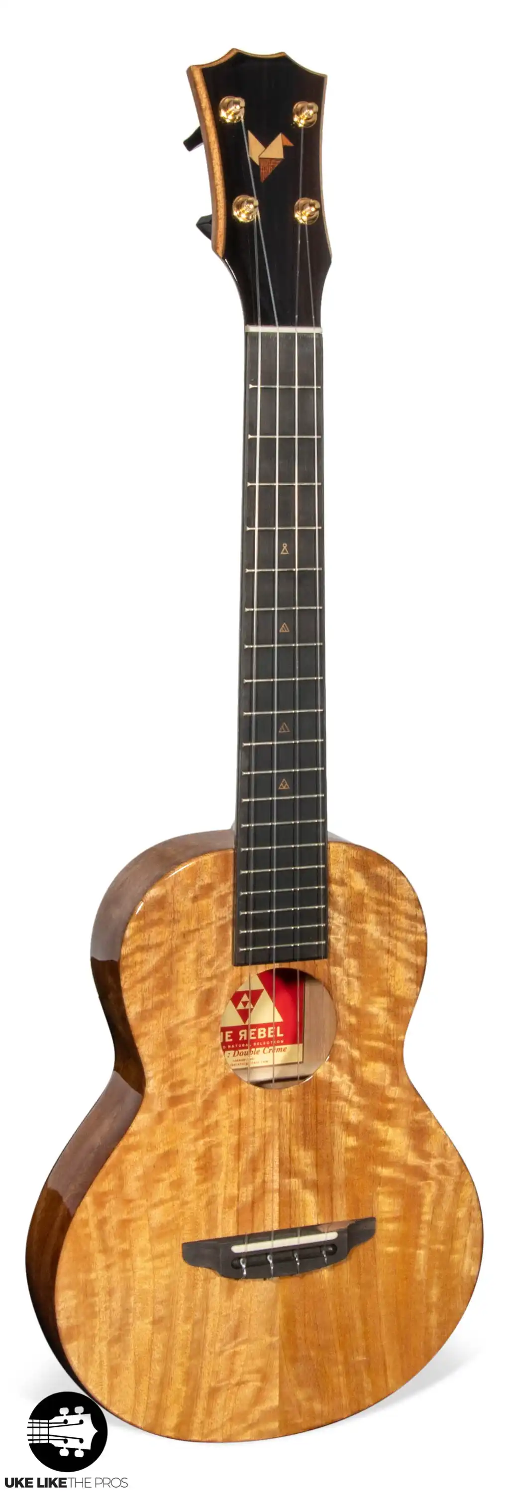 Rebel Creme Brulee Slimline Tenor Ukulele Solid Mango "Bambam" ULTP Top Rated - Image 3
