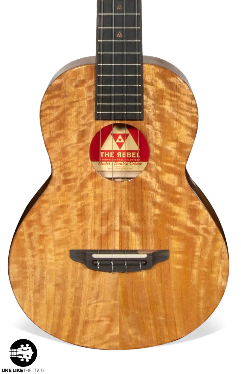 Rebel Creme Brulee Slimline Tenor Ukulele Solid Mango "Bambam" ULTP Top Rated - Image 5