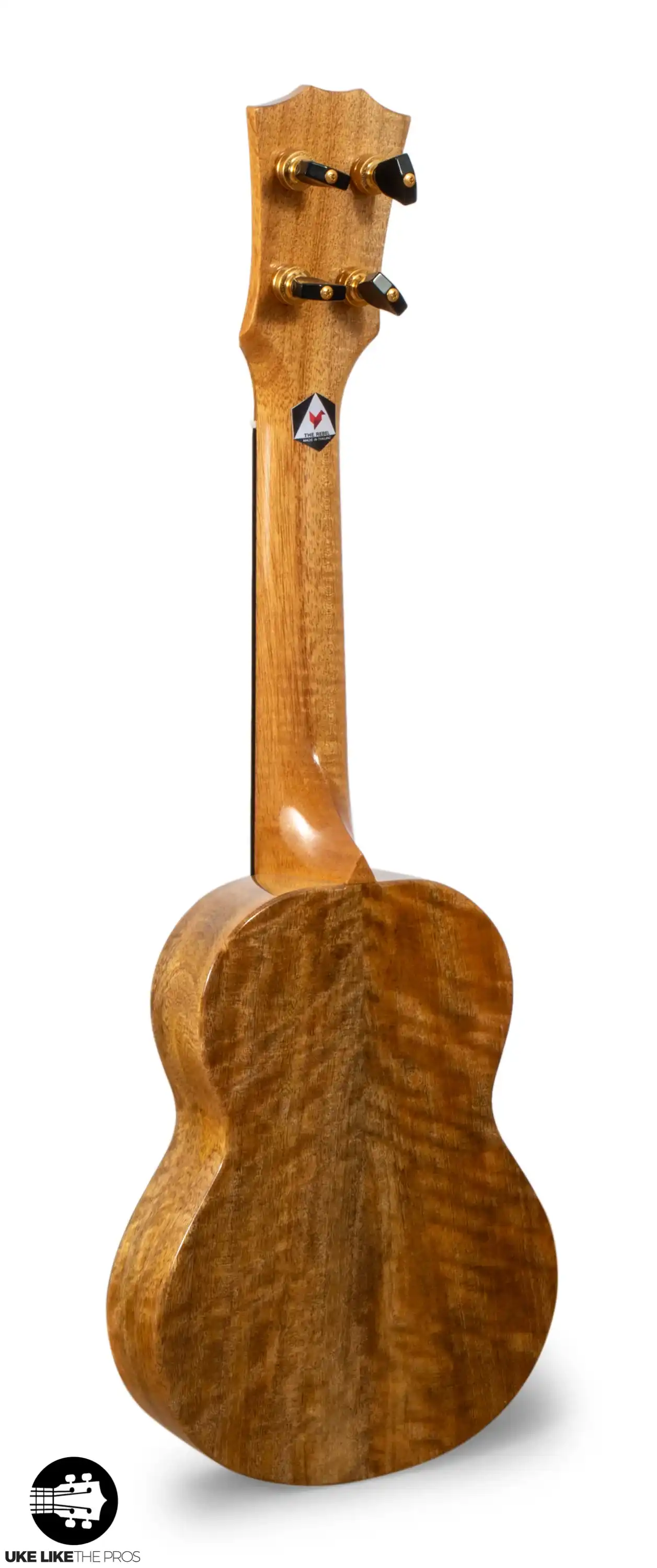 Rebel Creme Brulee Slimline Soprano Ukulele Mango "Estel" - Image 4