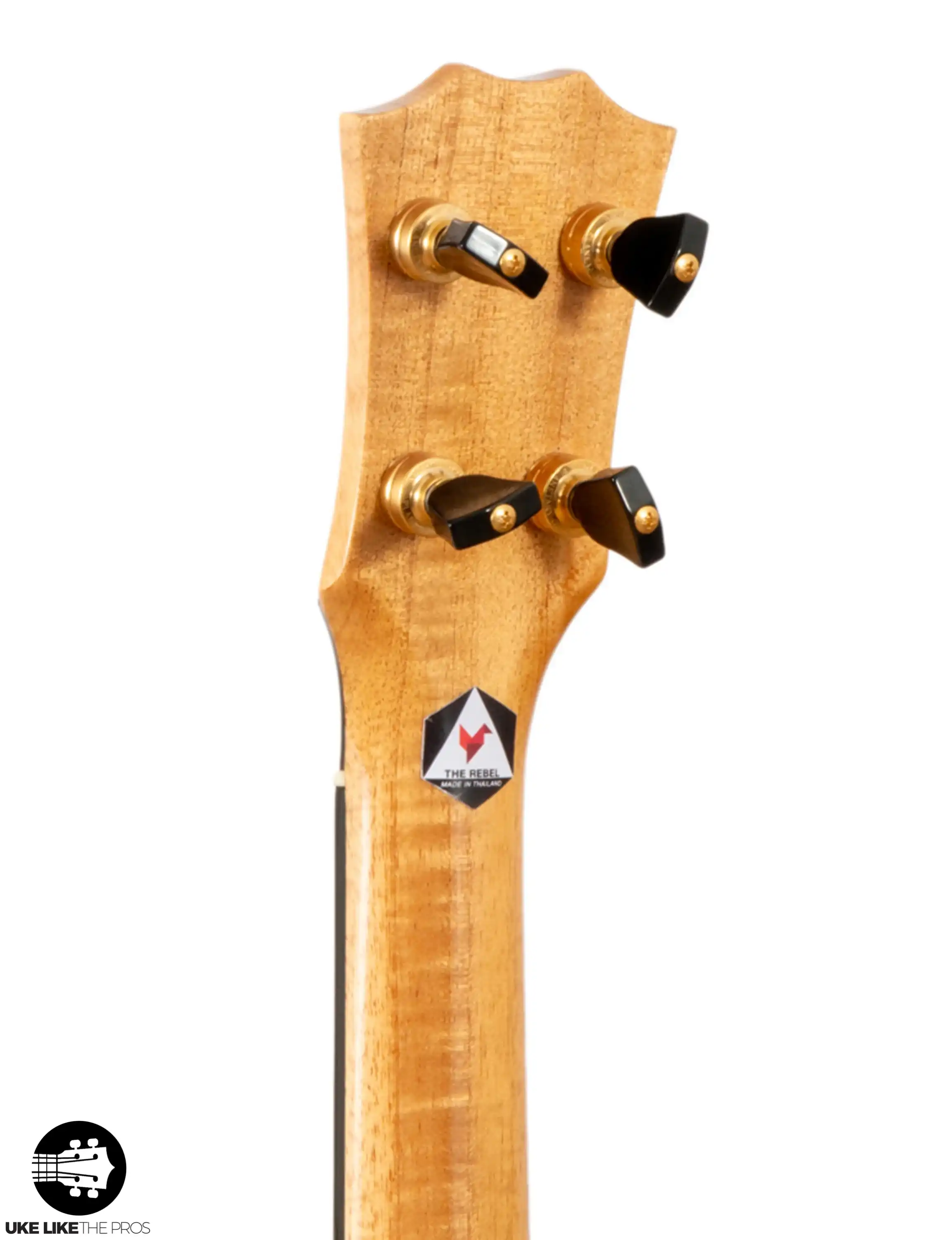 Rebel Creme Brulee Slimline Tenor Ukulele Solid Mango "Kylo" - Image 7