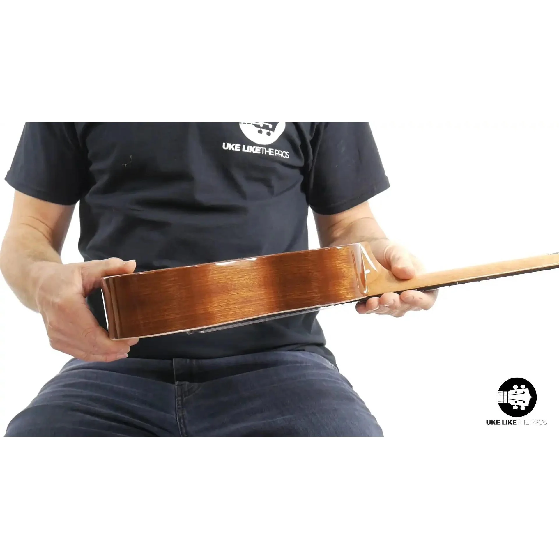 Rebel Double Cheese Tenor Ukulele Solid Spruce Top and Mahogany "Shooting Star" - Image 10