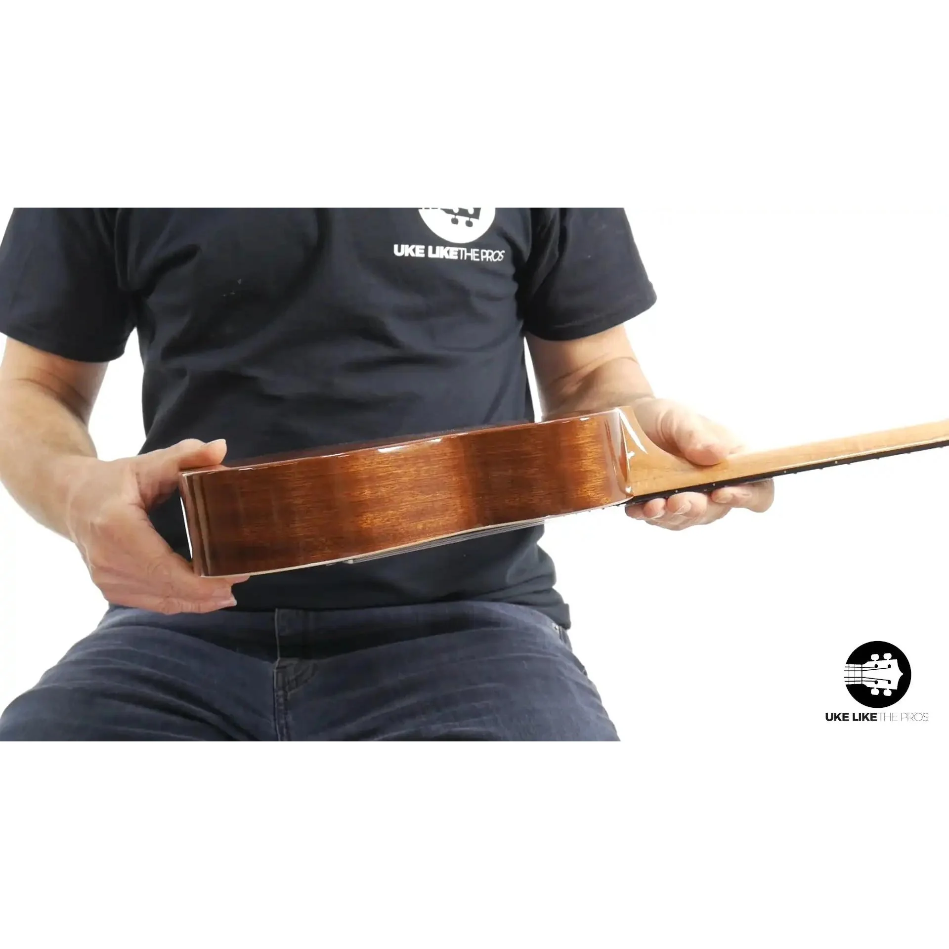 Rebel Double Cheese Tenor Ukulele Solid Spruce Top and Mahogany "Spitfire" - Image 10
